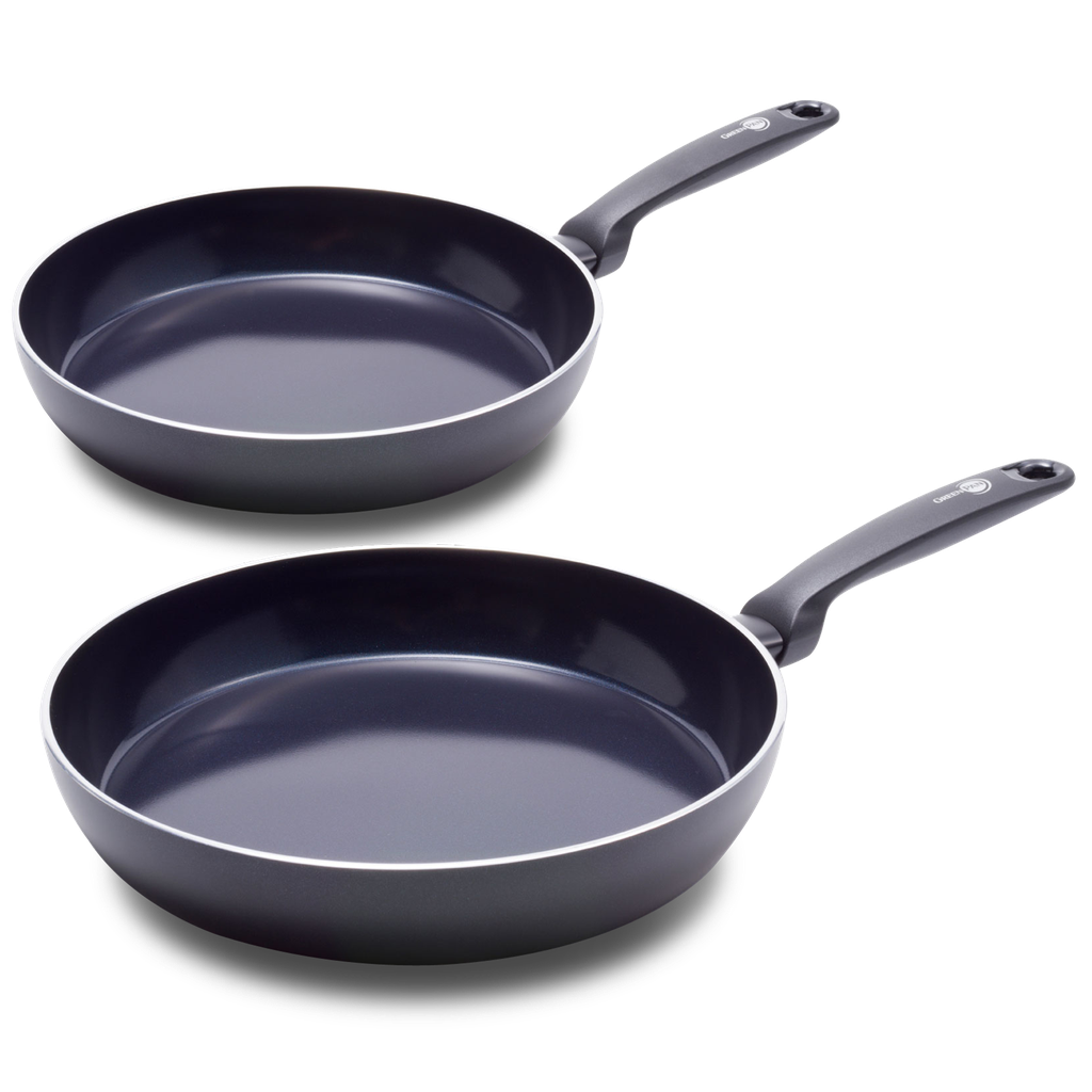 Torino 2-delige Braadpannenset 24+28cm zwart