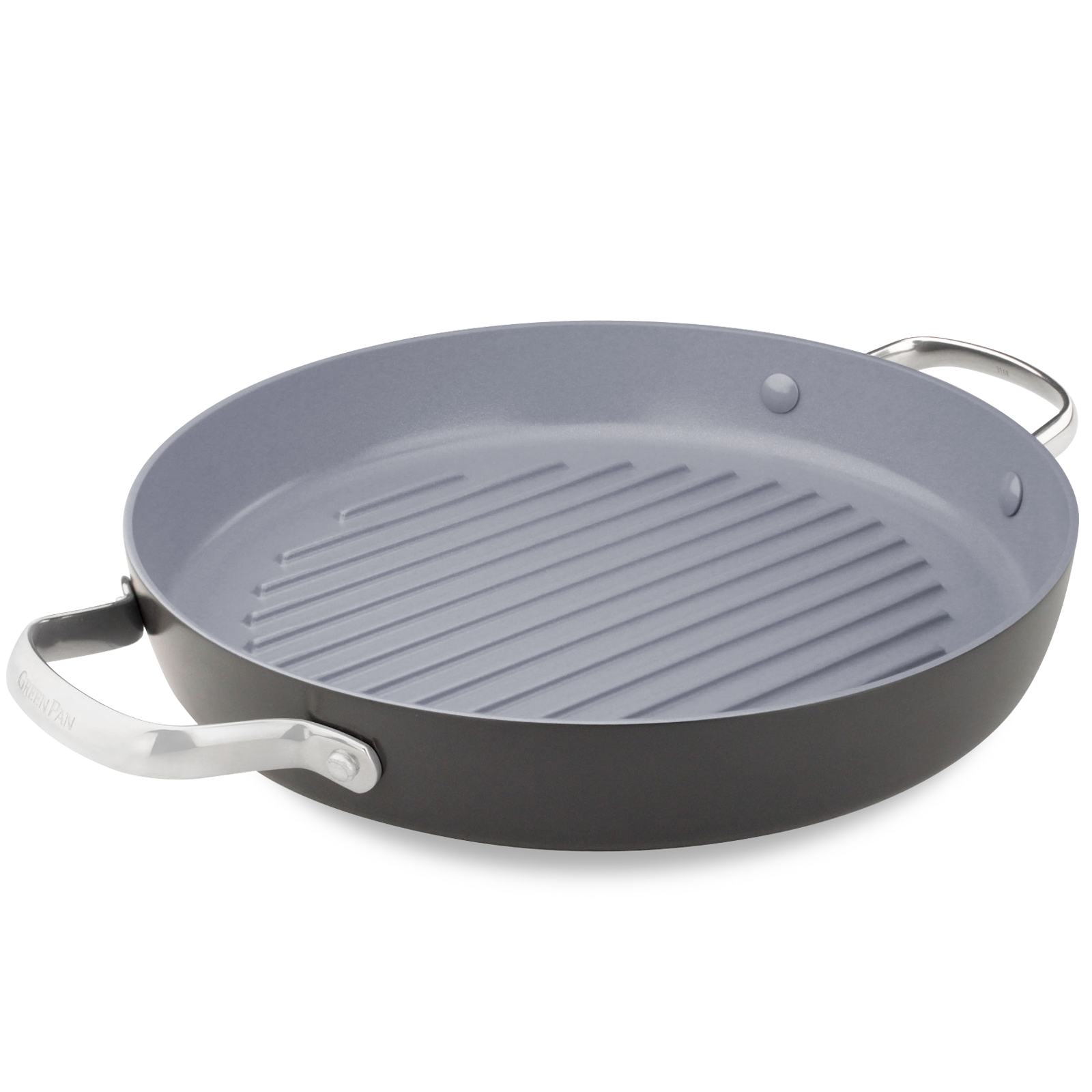 Venice Pro ronde Grillpan 28cm grijs