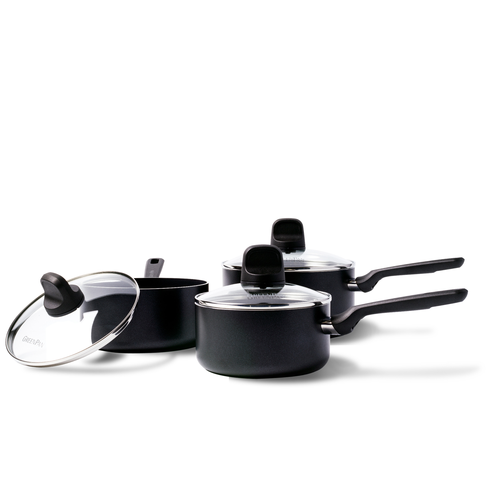 Memphis Steelpannenset 6-delig zwart