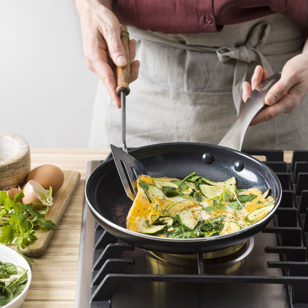 Royal Black 2-delige Braadpannenset op vuur koken