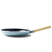 Mayflower Braadpan 20cm Scandinavisch blauw met houten handvat