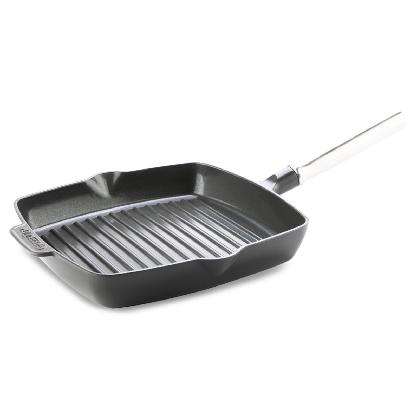 Featherweights vierkante Grillpan grijs