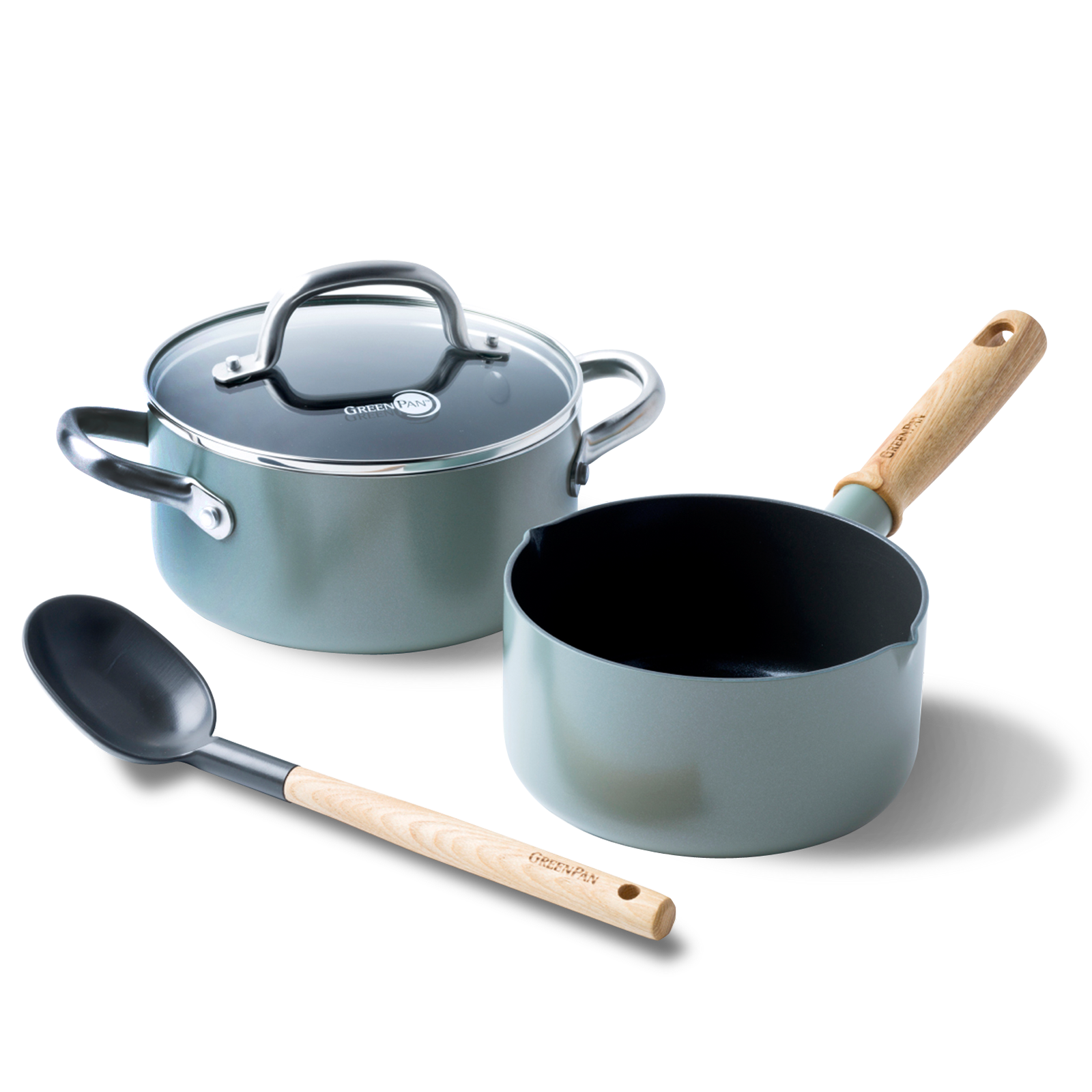 Mayflower 4-delige Pannenset Scandinavisch blauw