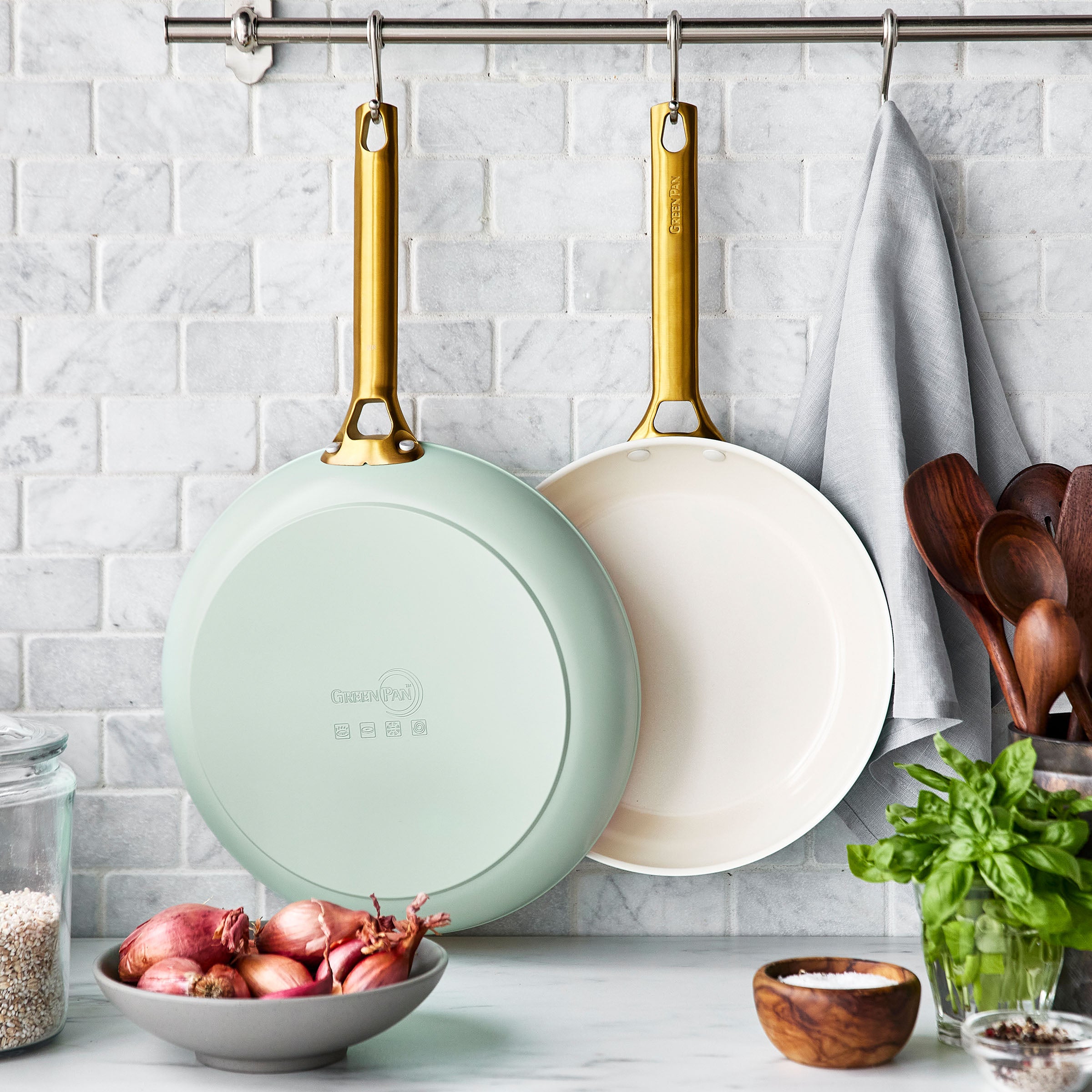 Padova Reserve Mint Green 2-delige pannenset 20+28cm