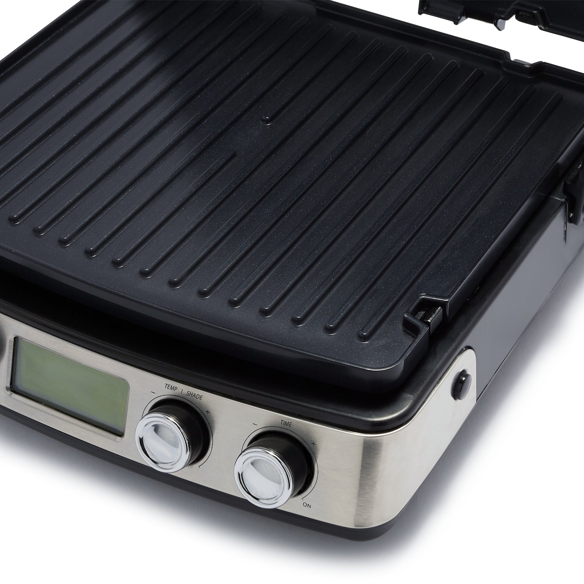 Contactgrill Stainless Steel binnenkant