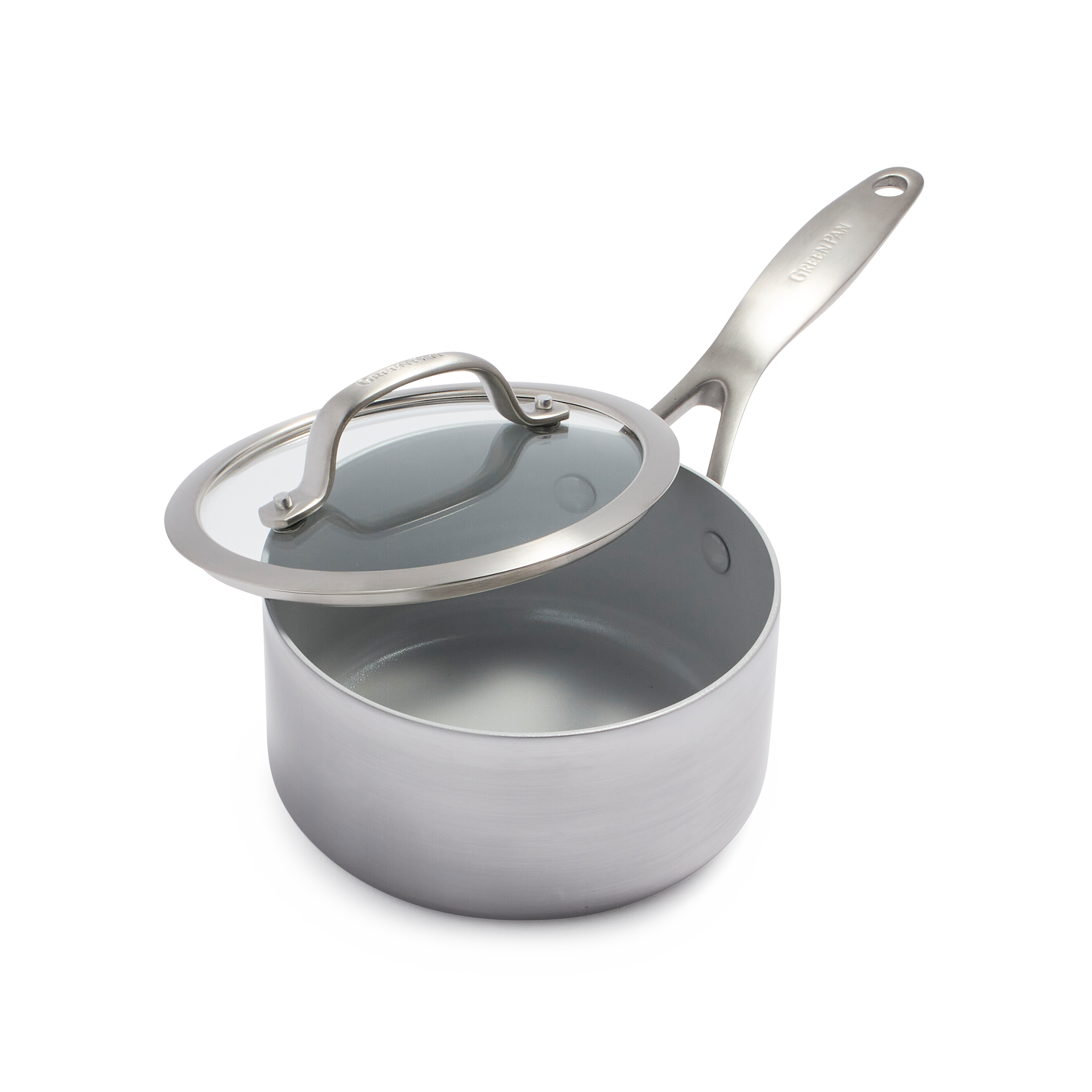 Venice Pro Evershine Steelpan met deksel 16cm zilver