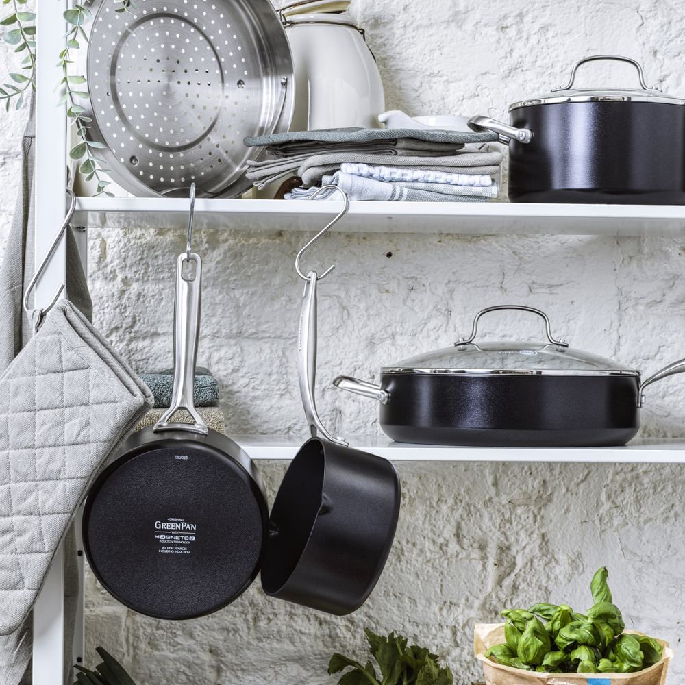 Padova Black 2-delige Braadpannenset 20+28cm zwart collectie
