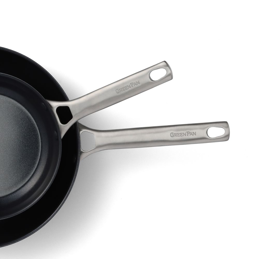 Padova Black 2-delige Braadpannenset 20+28cm zwart handvat