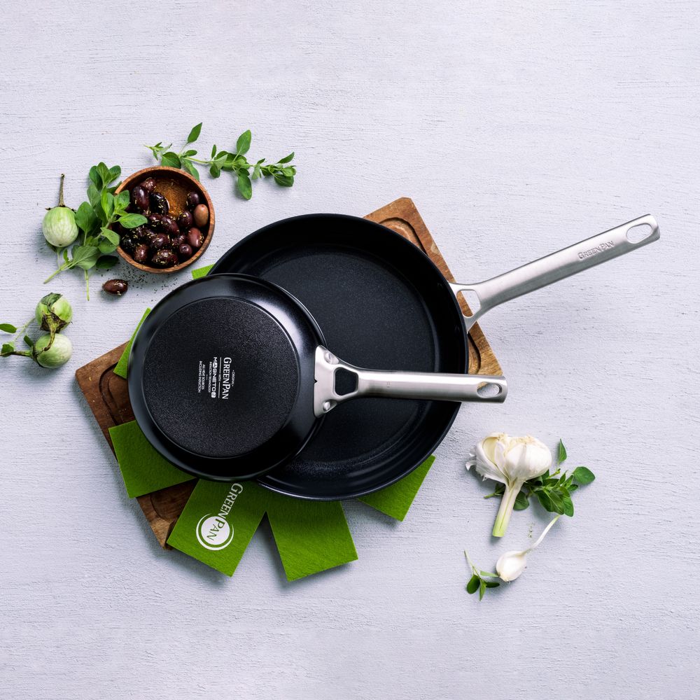 Padova Black 2-delige Braadpannenset 20+28cm zwart