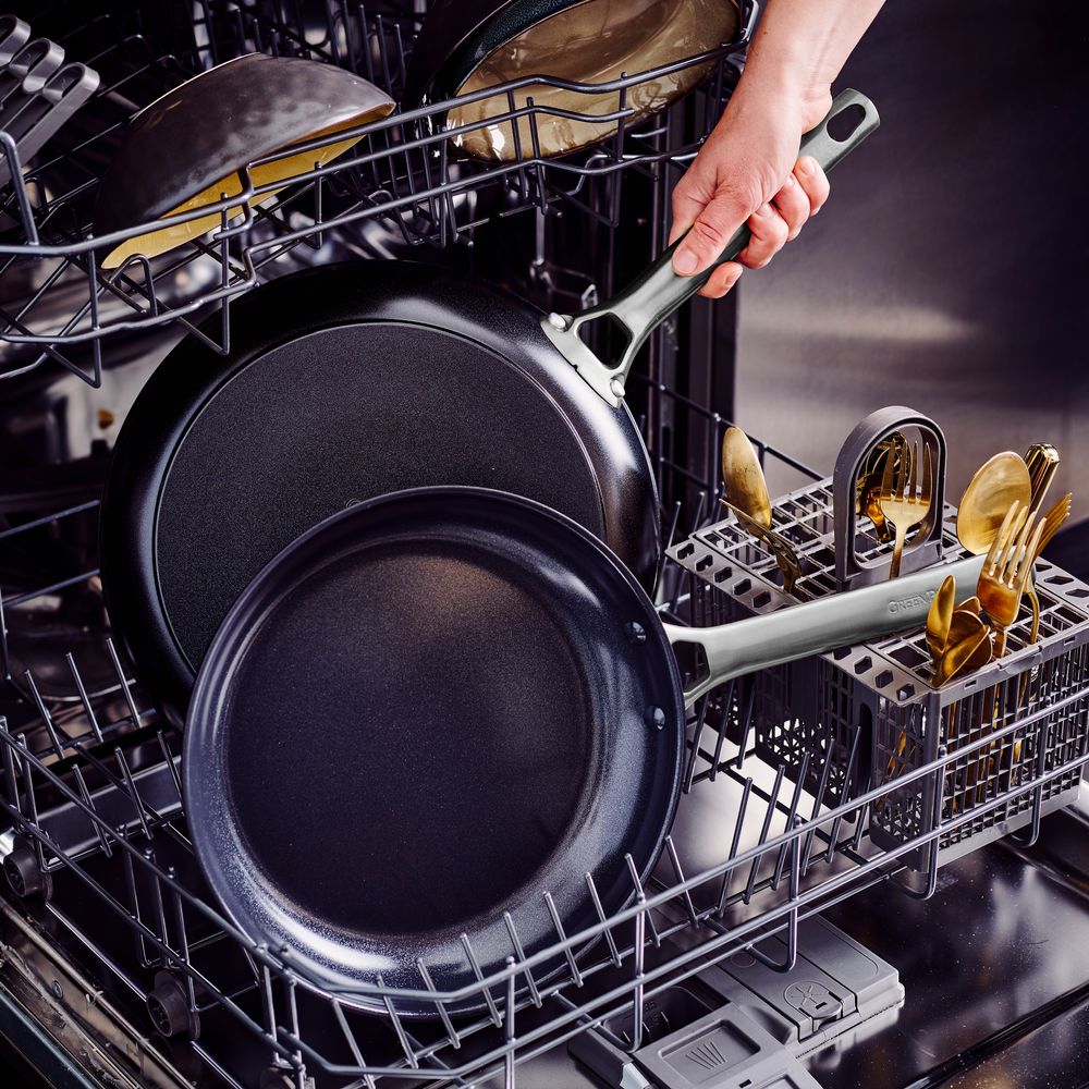Padova Black 2-delige Braadpannenset 20+28cm zwart in vaatwasser
