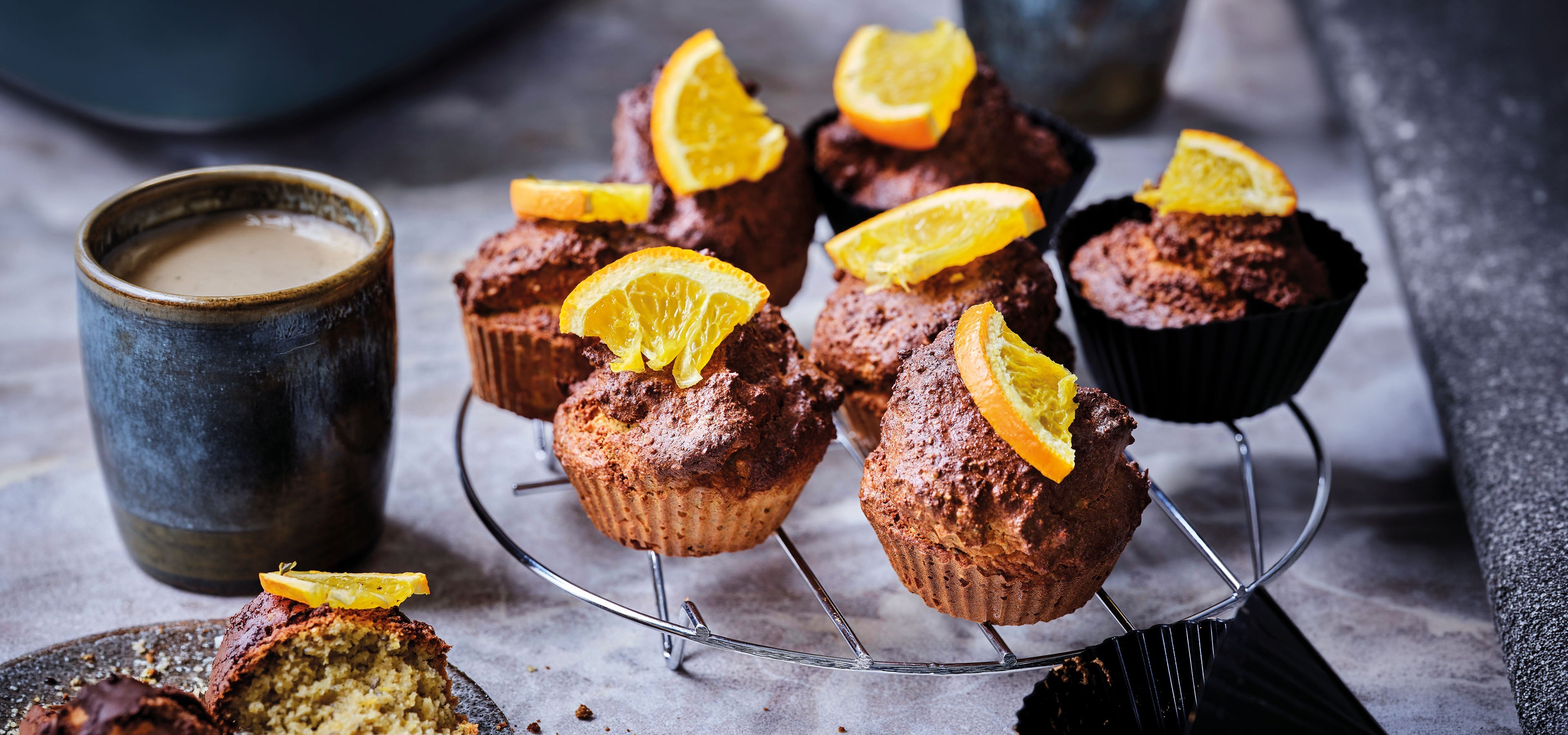 Wortelmuffins met sinaasappel
