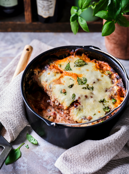 Groentelasagne met linzen