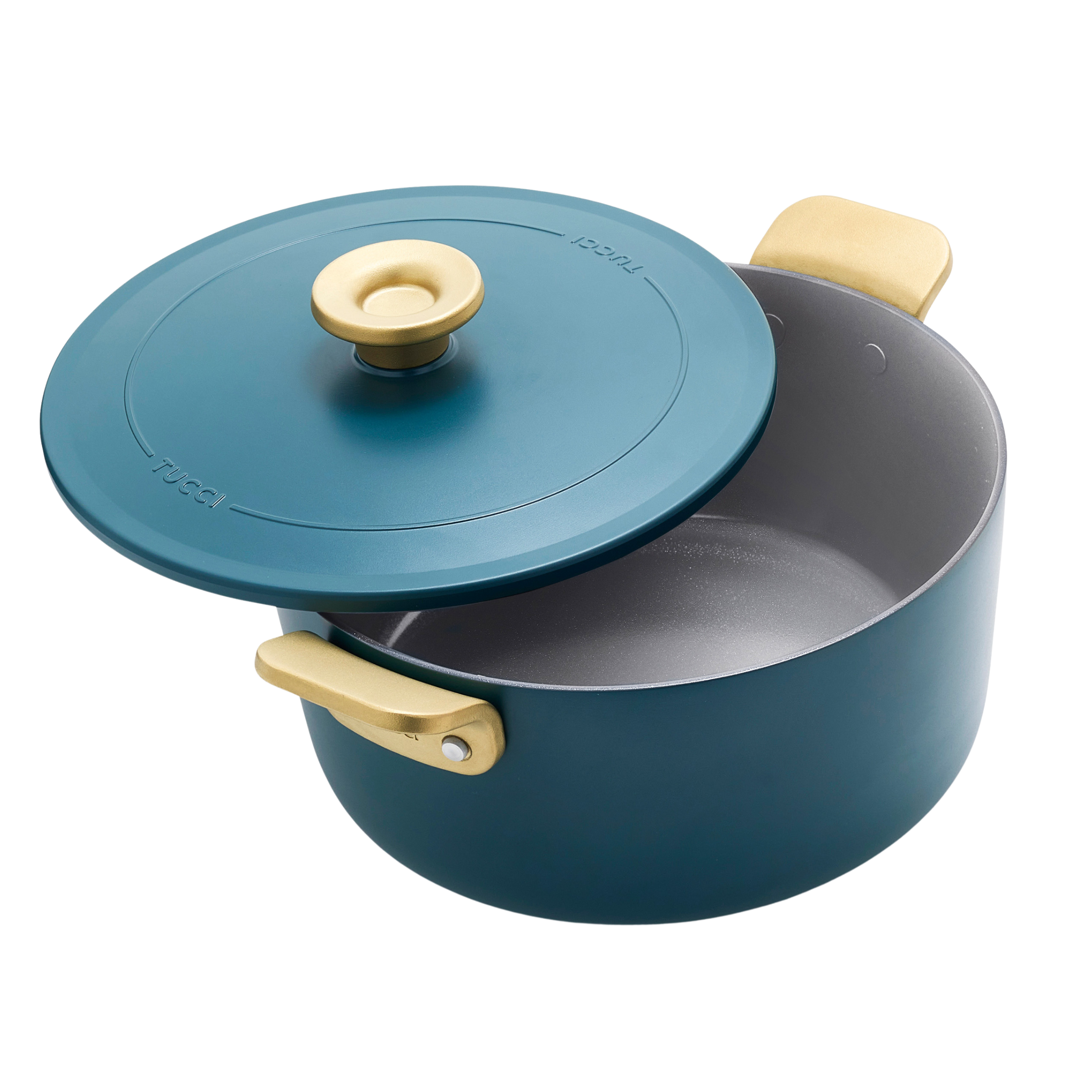 Marmite en céramique antiadhésive GreenPan™ Stanley Tucci™ 26 cm/6,5 L, bleu sarcelle vénitien