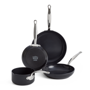 Set de 3 poêles à frire Barcelona + casserole avec manche