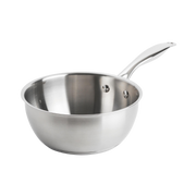 Dagelijkse kost conische chef's pan 20cm zilver