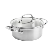 Dagelijkse kost kookpot 18cm/2L met deksel zilver