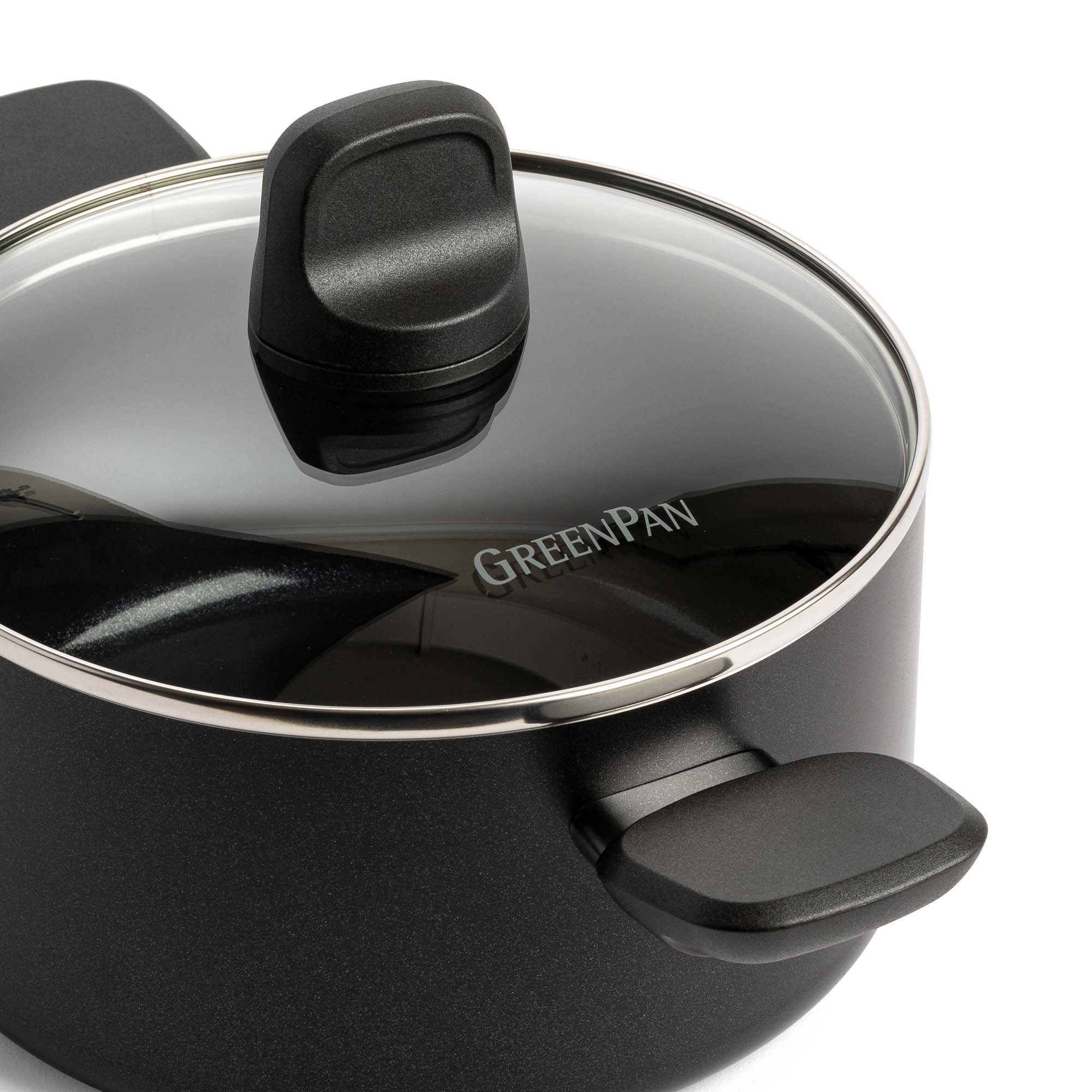 Greenpan Memphis Kookpannen 16cm 18cm 20cm Keramisch inductie pfas-vrij  vooraanzicht