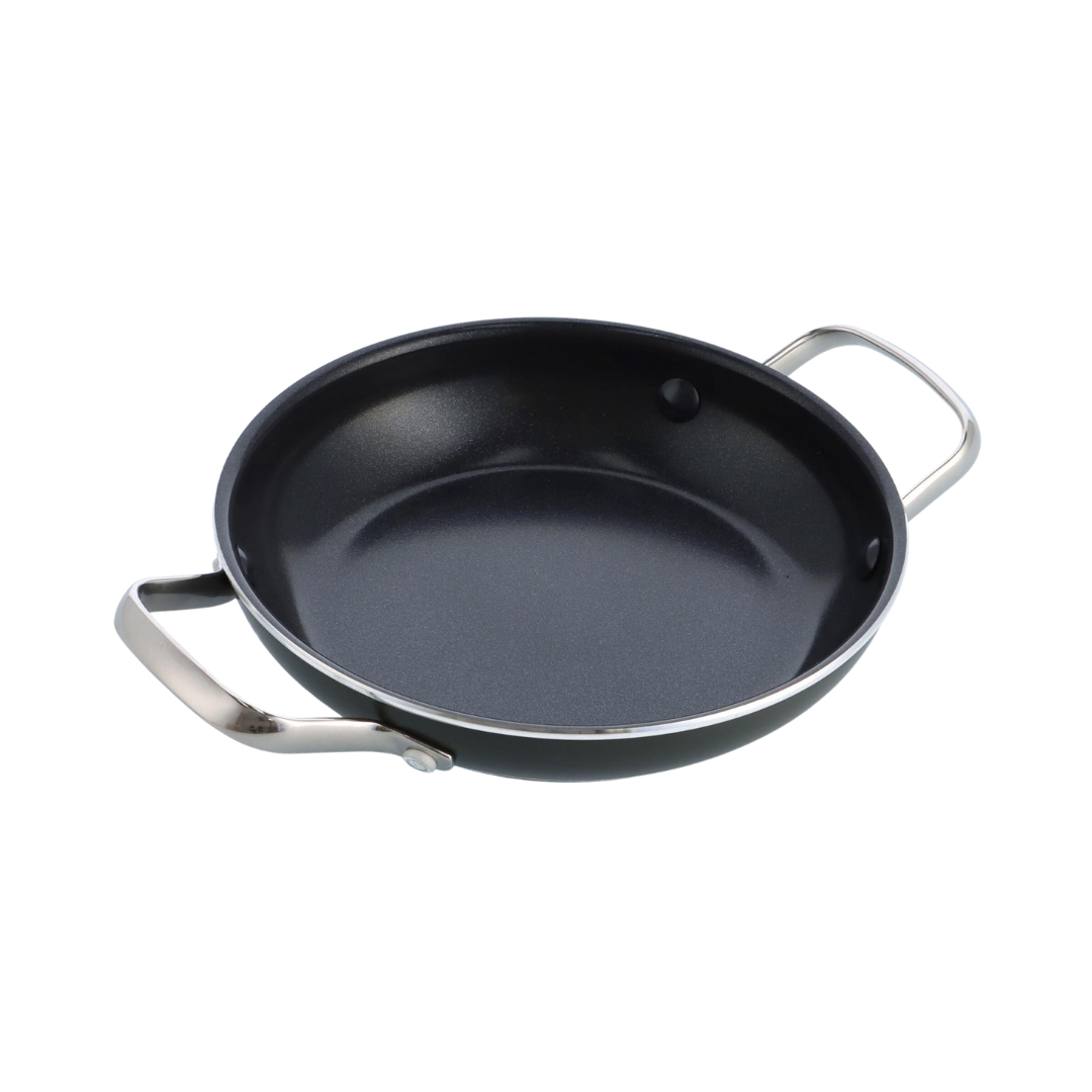 Dagelijkse kost braadpan met 2 zijgrepen 20cm groen