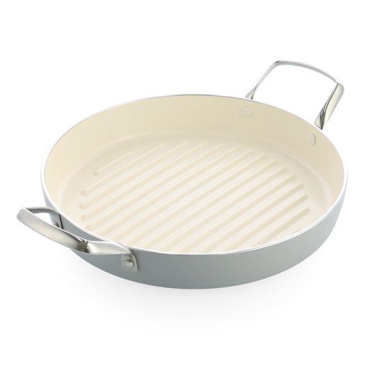 Dagelijkse kost grillpan met 2 zijgrepen 28cm