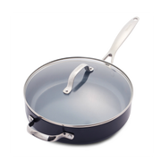 Greenpan Valencia Pro Stoofpan 28cm Keramisch inductie pfas-vri  vooraanzicht 