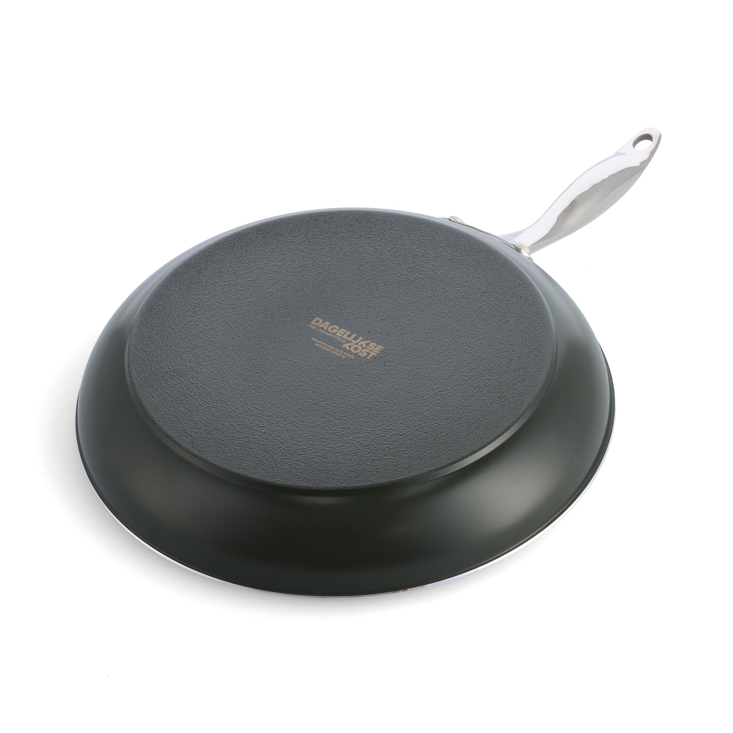 Dagelijkse kost braadpan 24cm groen onderaanzicht