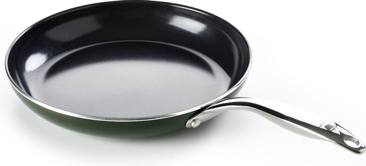 Dagelijkse kost braadpan 30cm groen 