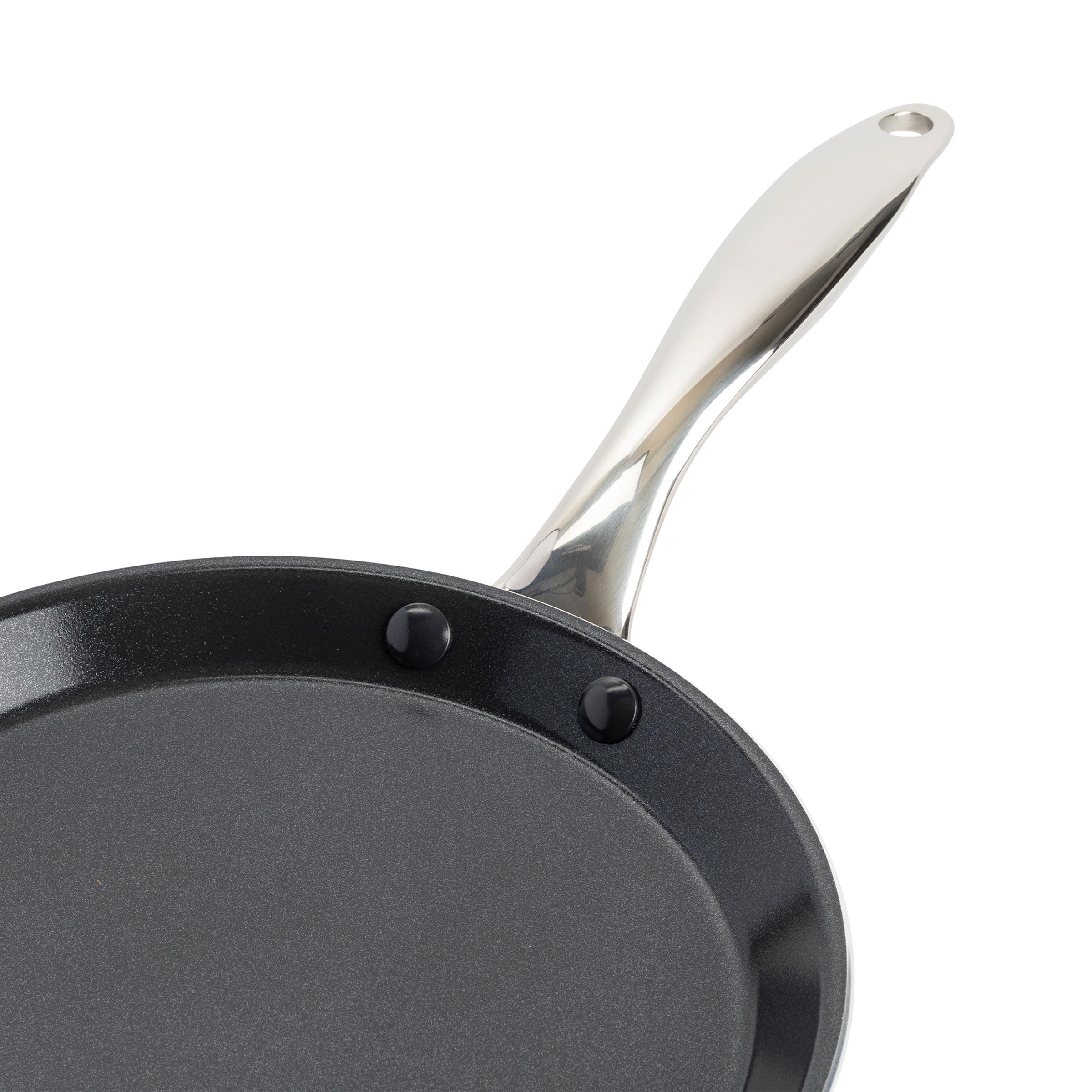 Dagelijkse kost pannenkoekenpan 24cm groen handvat