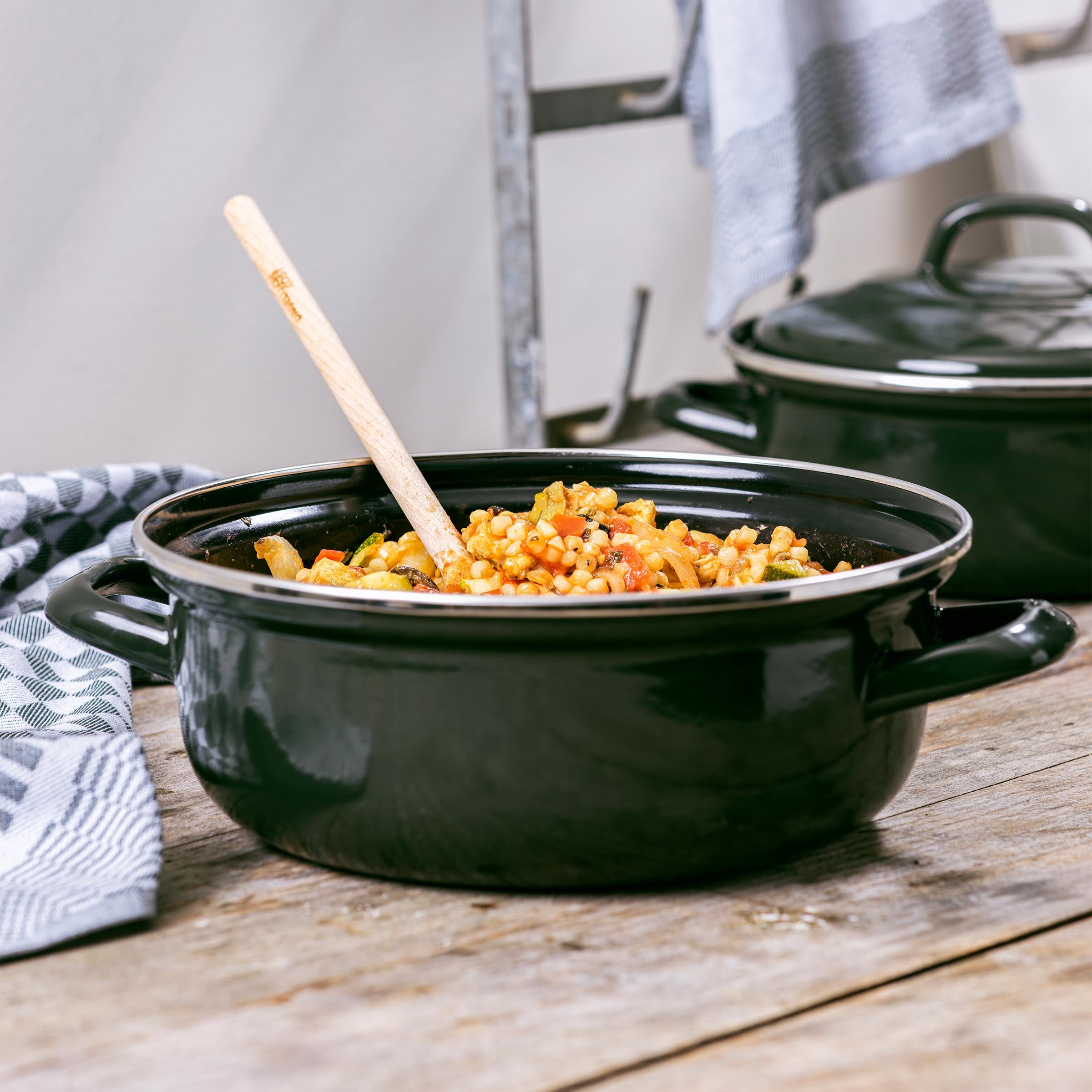 Dagelijkse kost stoofpot 22cm groen gerecht