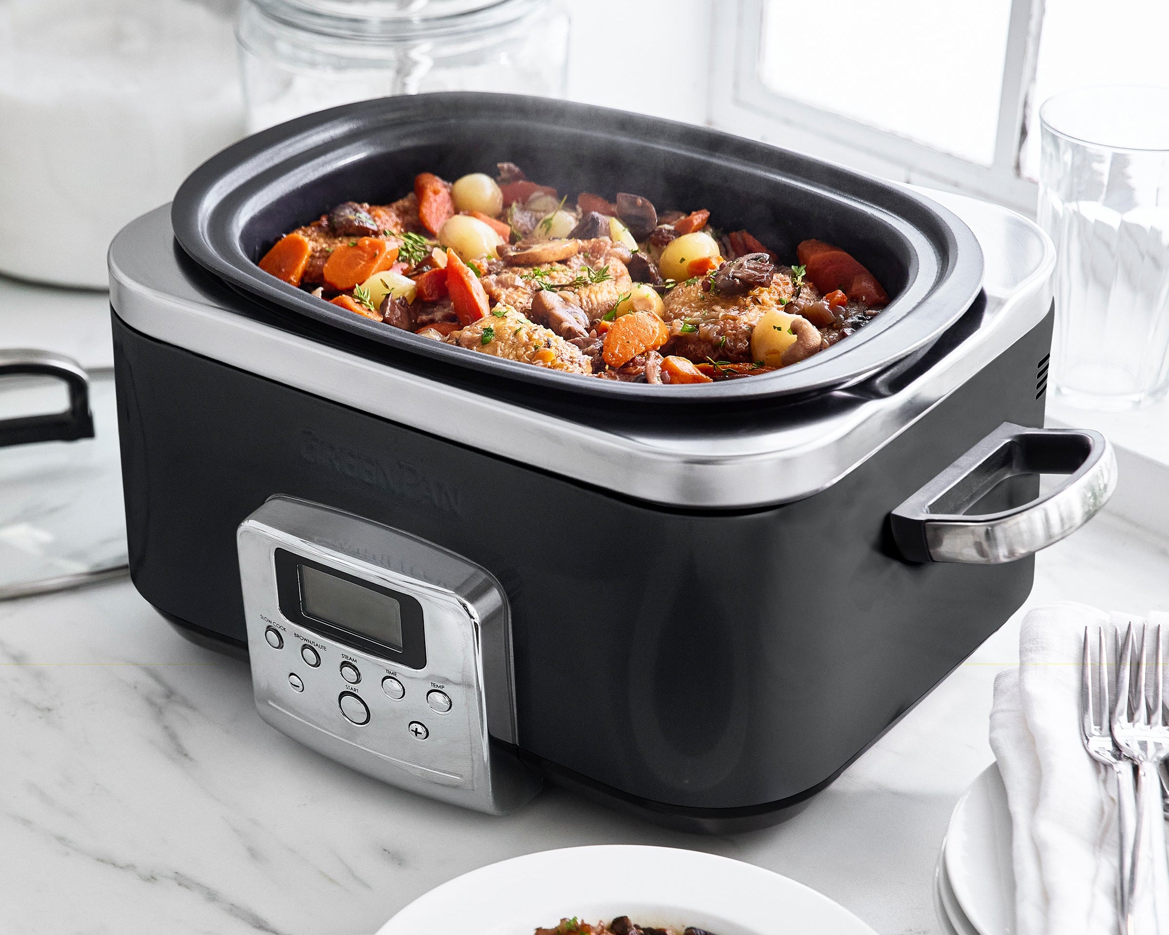 Slowcooker Black set (Frans)