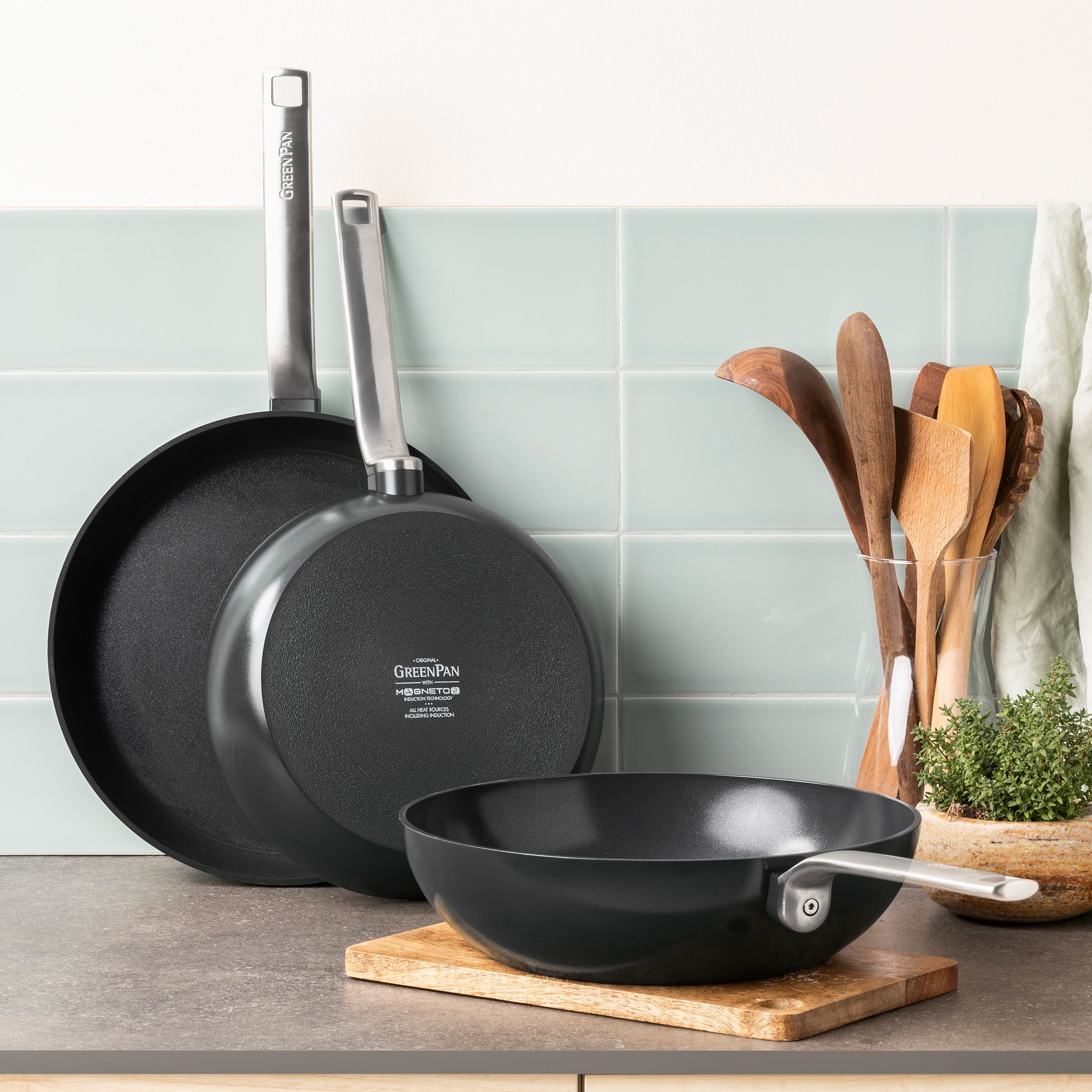 Wok noir 28 cm