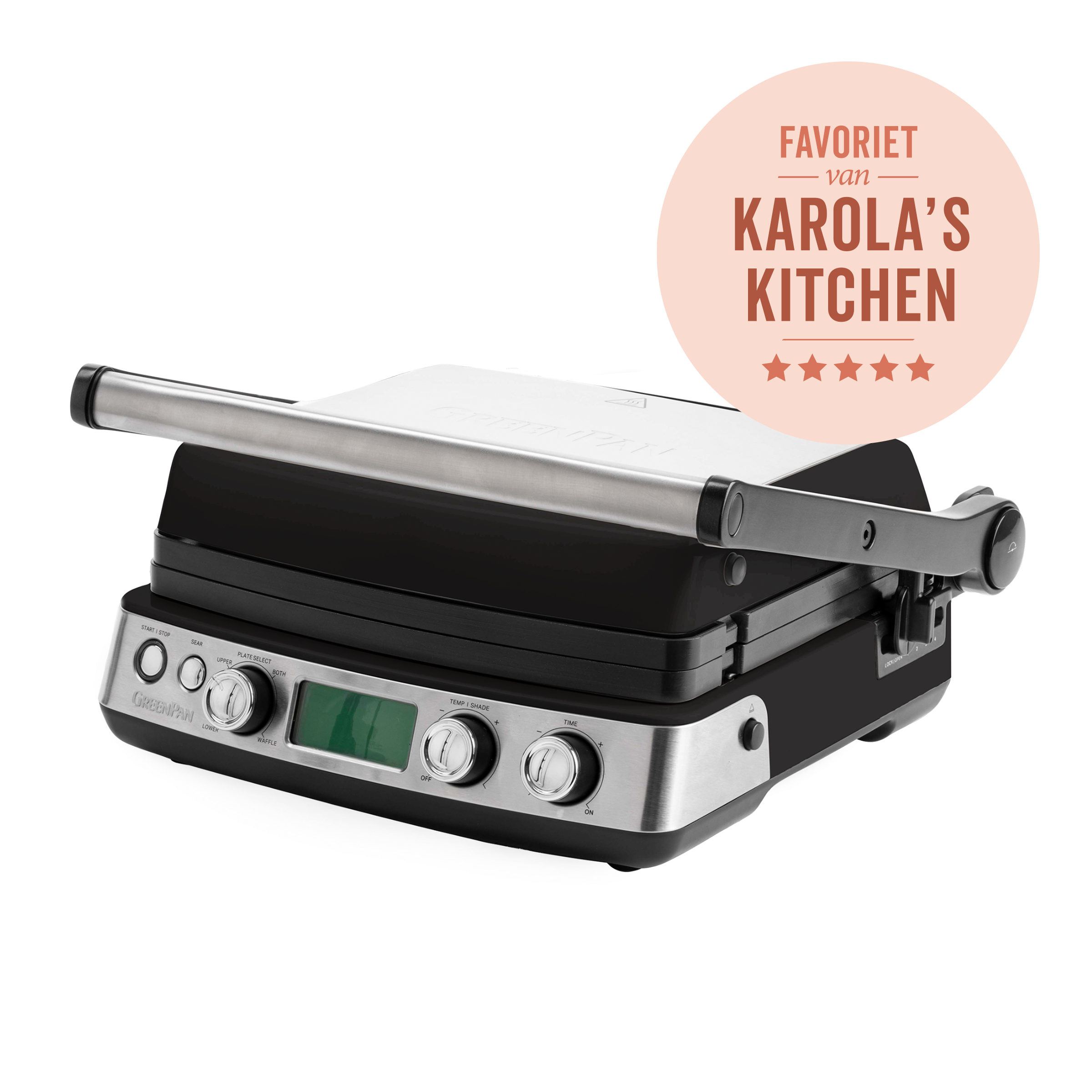 Contactgrill Glossy Black