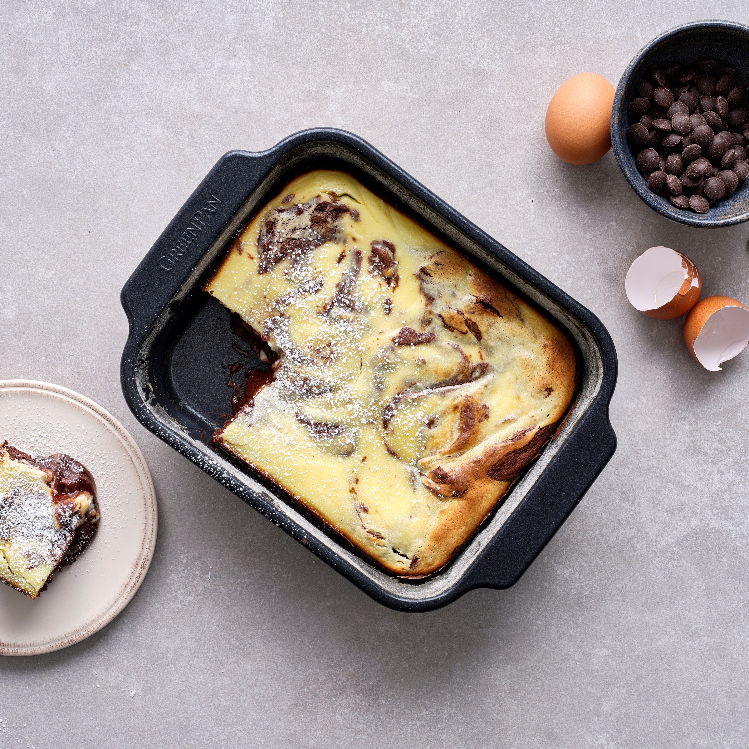 Bistro brownie pan 22.5cm x 18.5cm