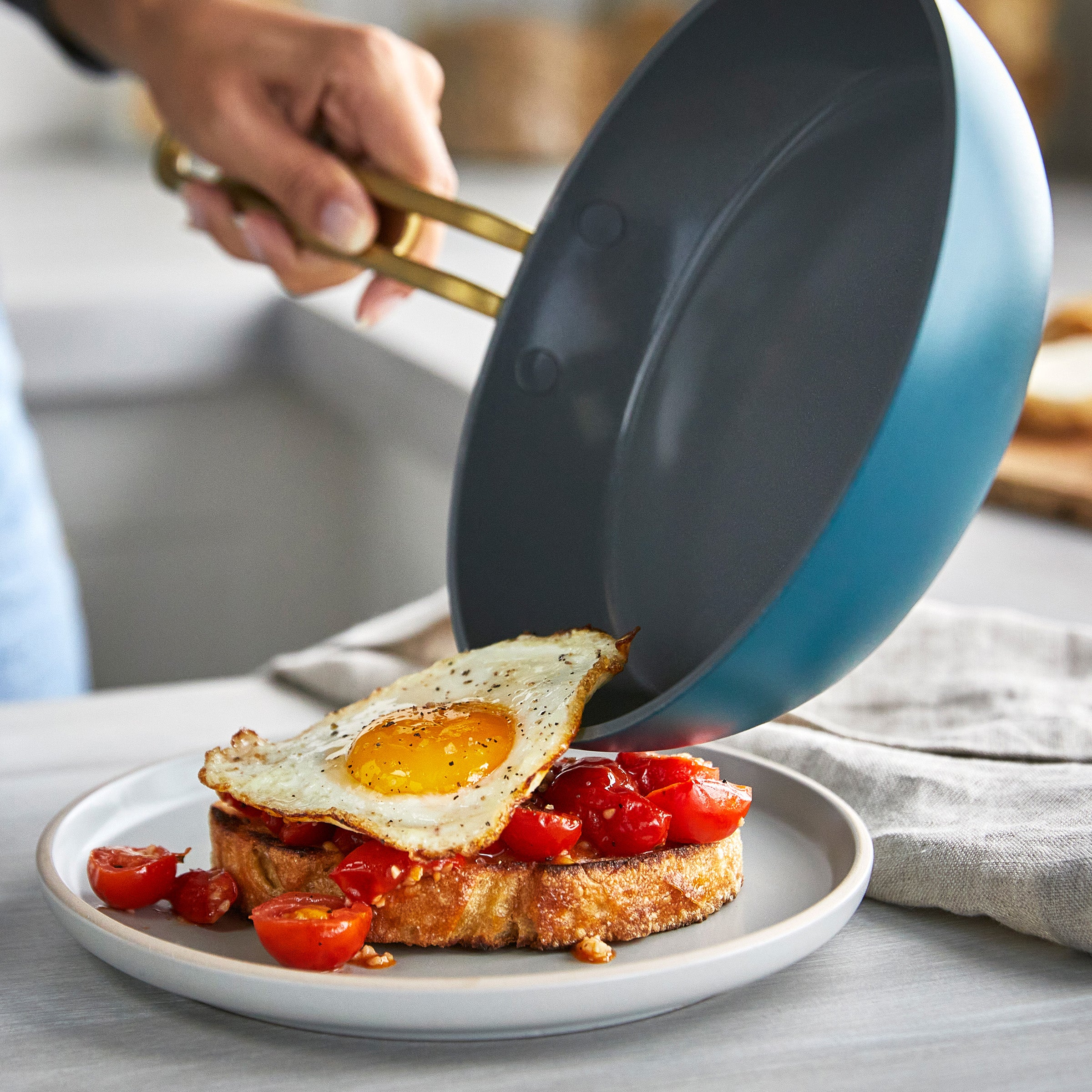 GreenPan™ Stanley Tucci™ Ceramic Nonstick 20cm Frypan, Venetian Teal