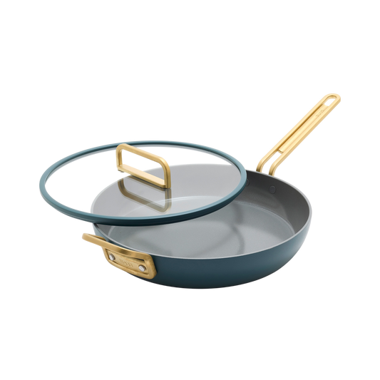 GreenPan™ Stanley Tucci™ Ceramic Nonstick 30cm Frypan with Lid, Venetian Teal