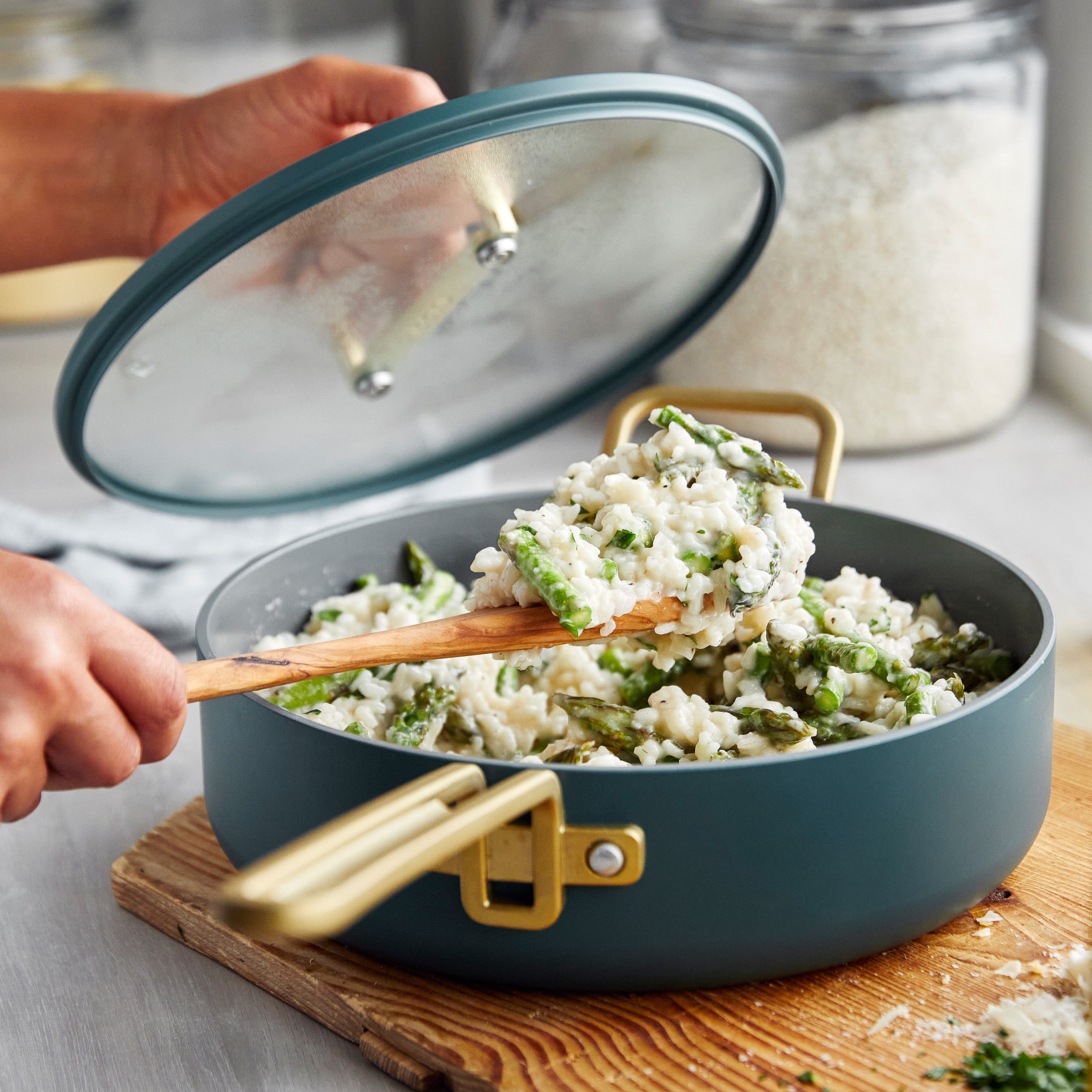 GreenPan™ Stanley Tucci™ Ceramic Nonstick 11-Piece Cookware Set, Venetian Teal