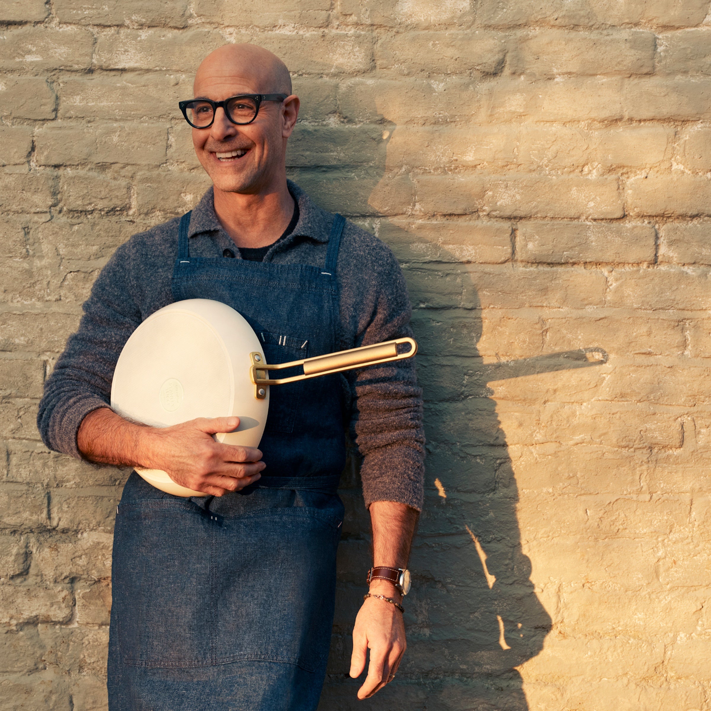 Poêles antiadhésives en céramique GreenPan™ Stanley Tucci™, lot de 2, blanc Carrare