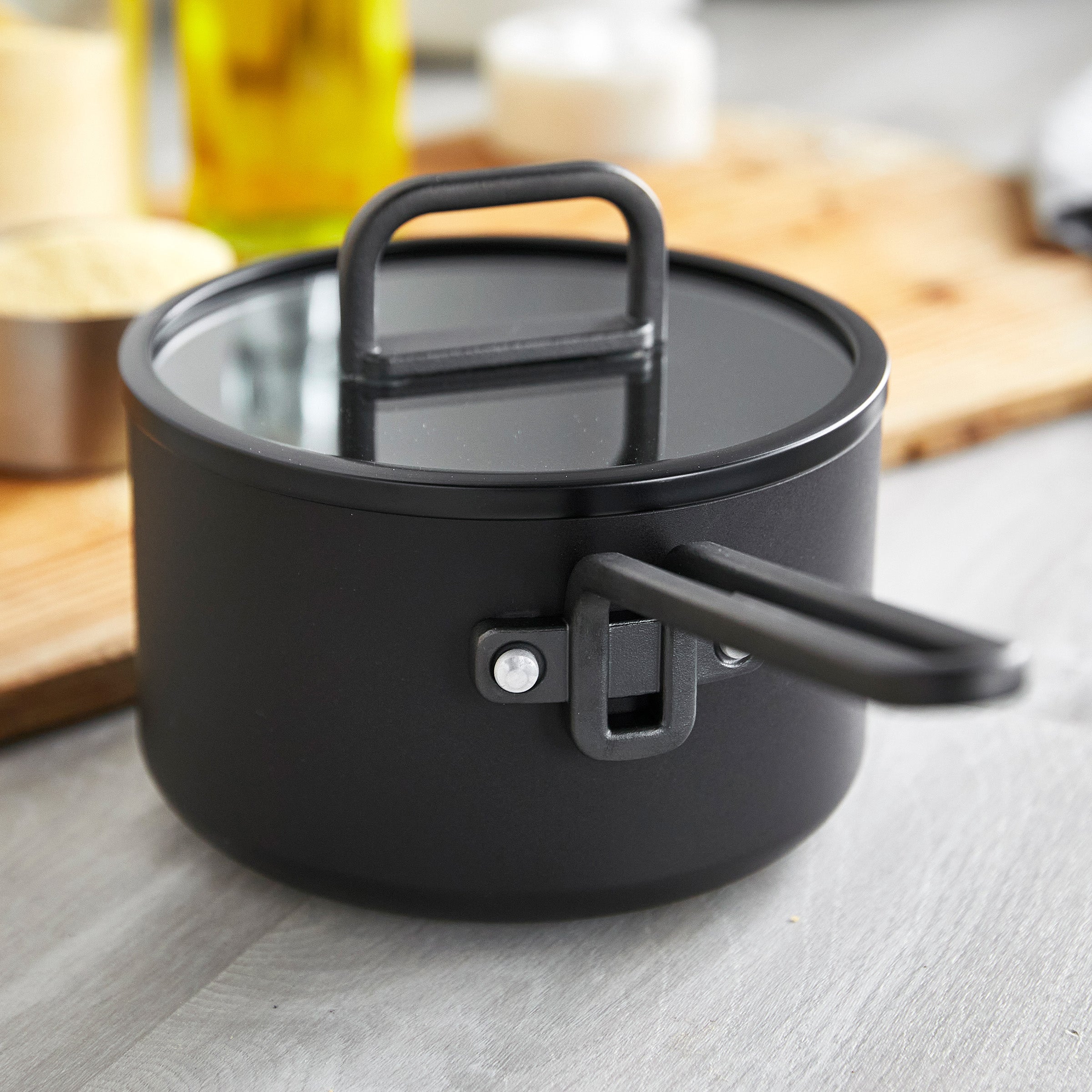 Batterie de cuisine antiadhésive en céramique GreenPan™ Stanley Tucci™, 11 pièces, noir Milano