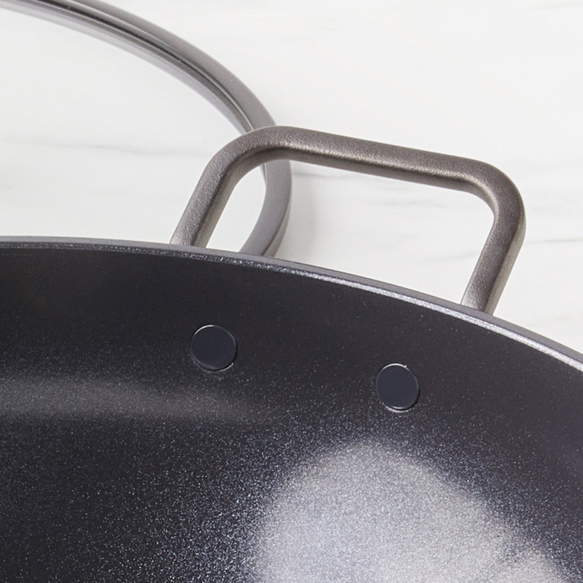 GreenPan™ Stanley Tucci™ Stainless Steel Ceramic Nonstick 33cm Stanley Pan with Lid