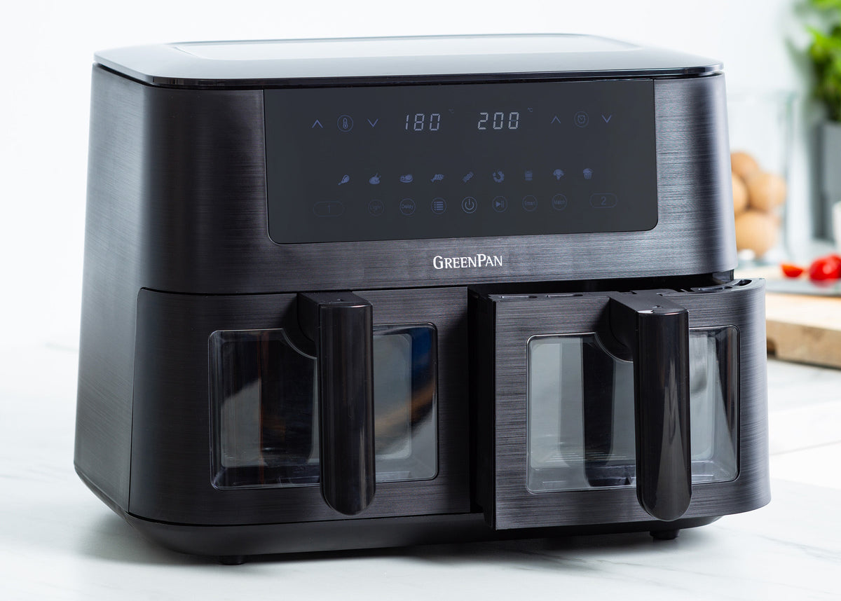 Bistro Dual Zone Airfryer Black + Sandra’s Missie Gezond Gewicht – Airfryereditie