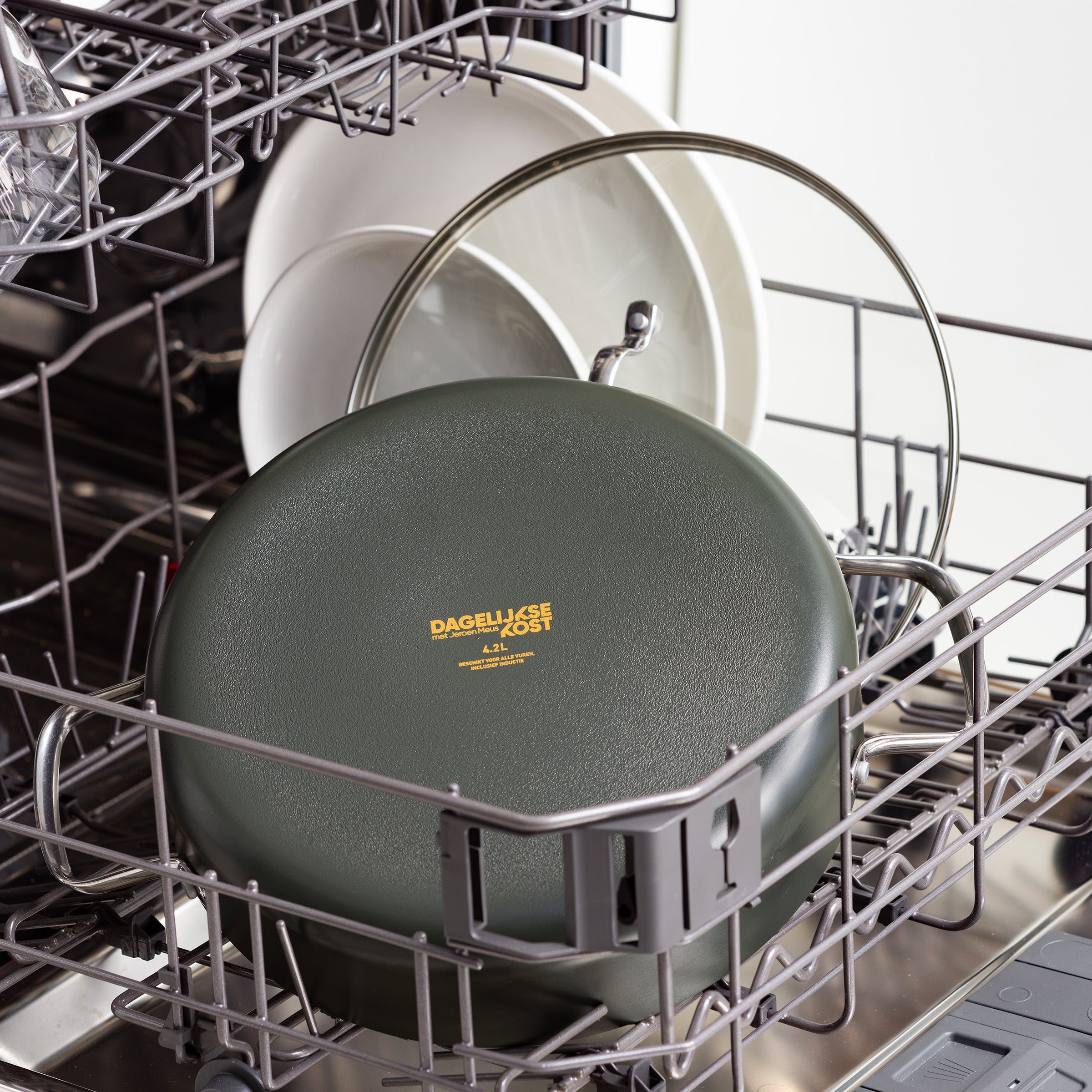 Dagelijkse kost stoofpan met deksel 28cm