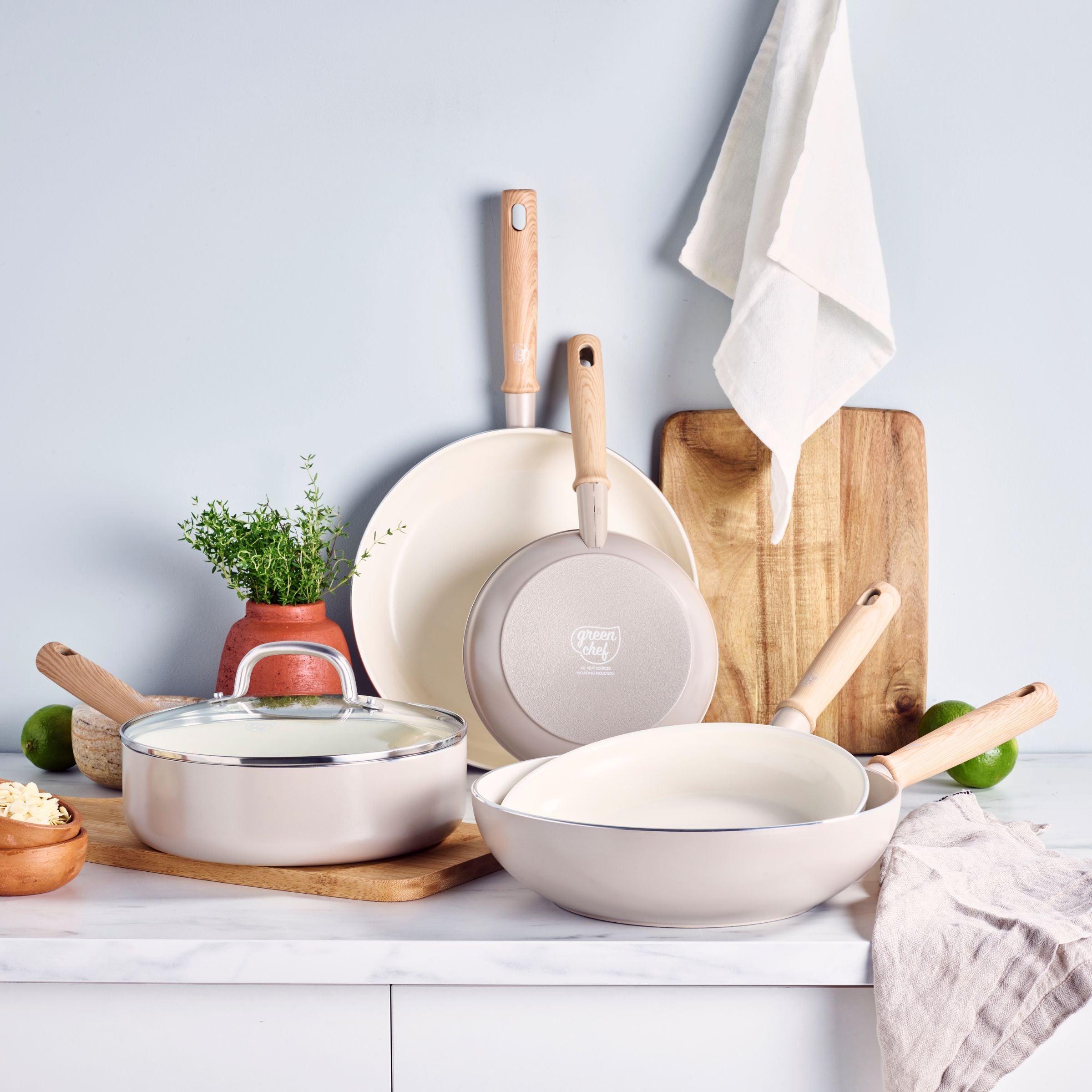 Marmite à soupe avec couvercle GreenChef Nordics 24 cm/7,6 L