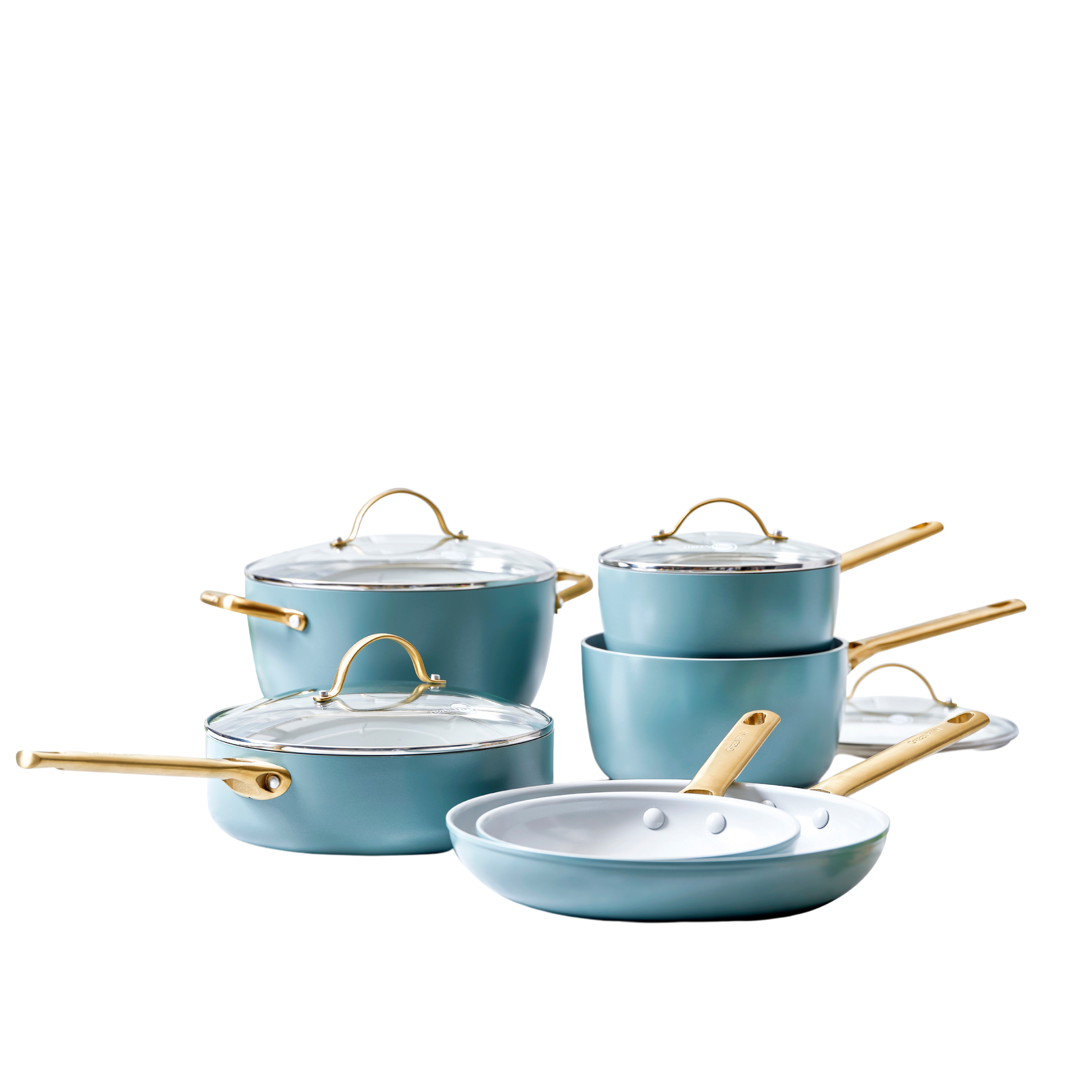 Batterie de cuisine Padova Reserve Smokey Blue 10 pièces