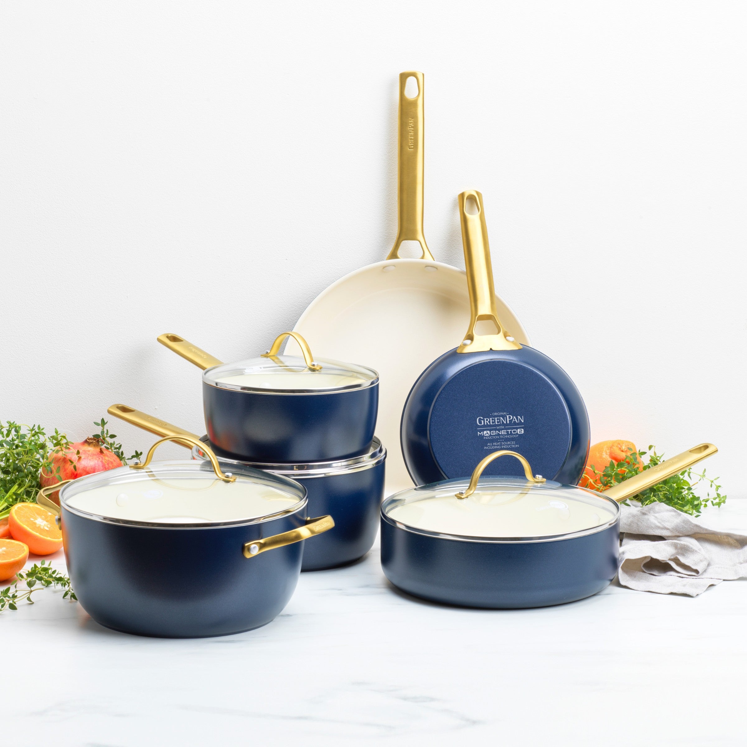 Batterie de cuisine 2 pièces Padova Reserve Oxford Blue