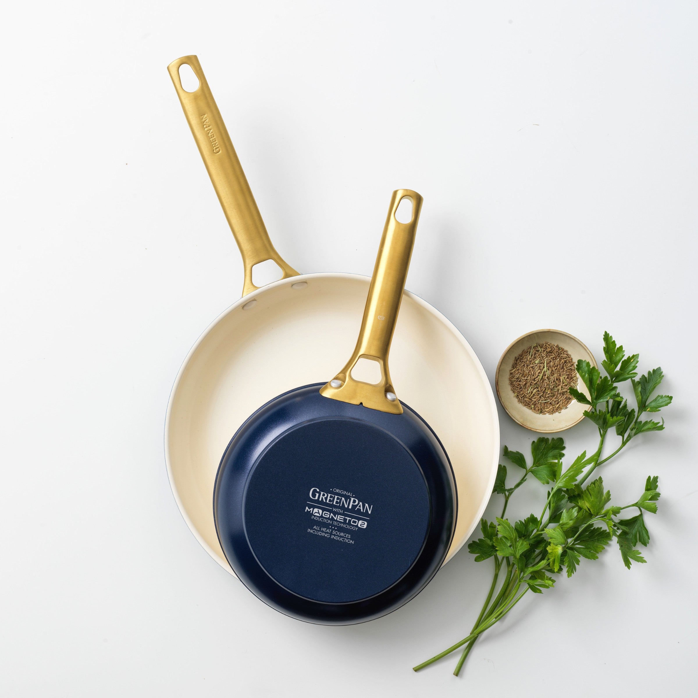 Batterie de cuisine 2 pièces Padova Reserve Oxford Blue