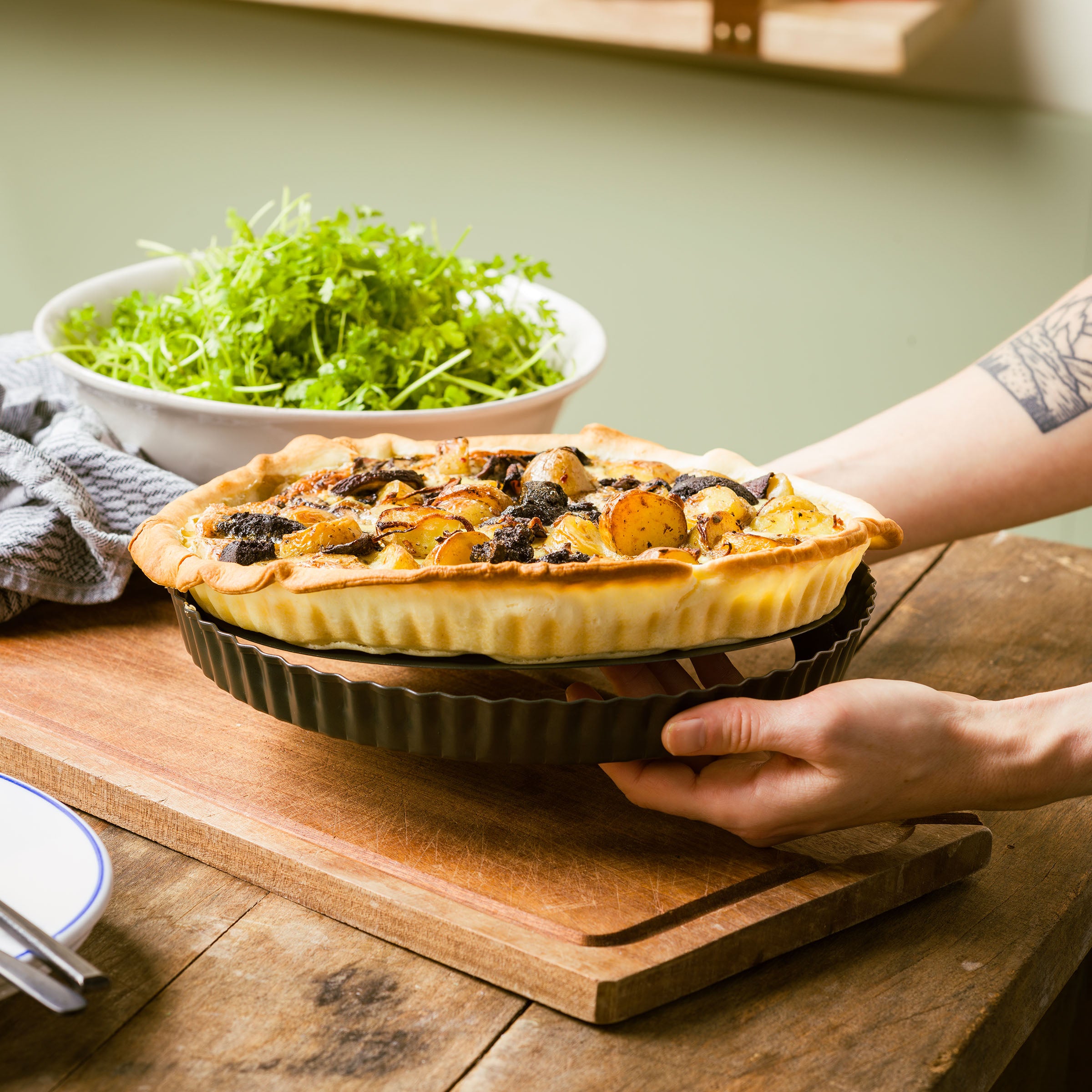 Moule à quiche/tarte Daily Food 26 cm