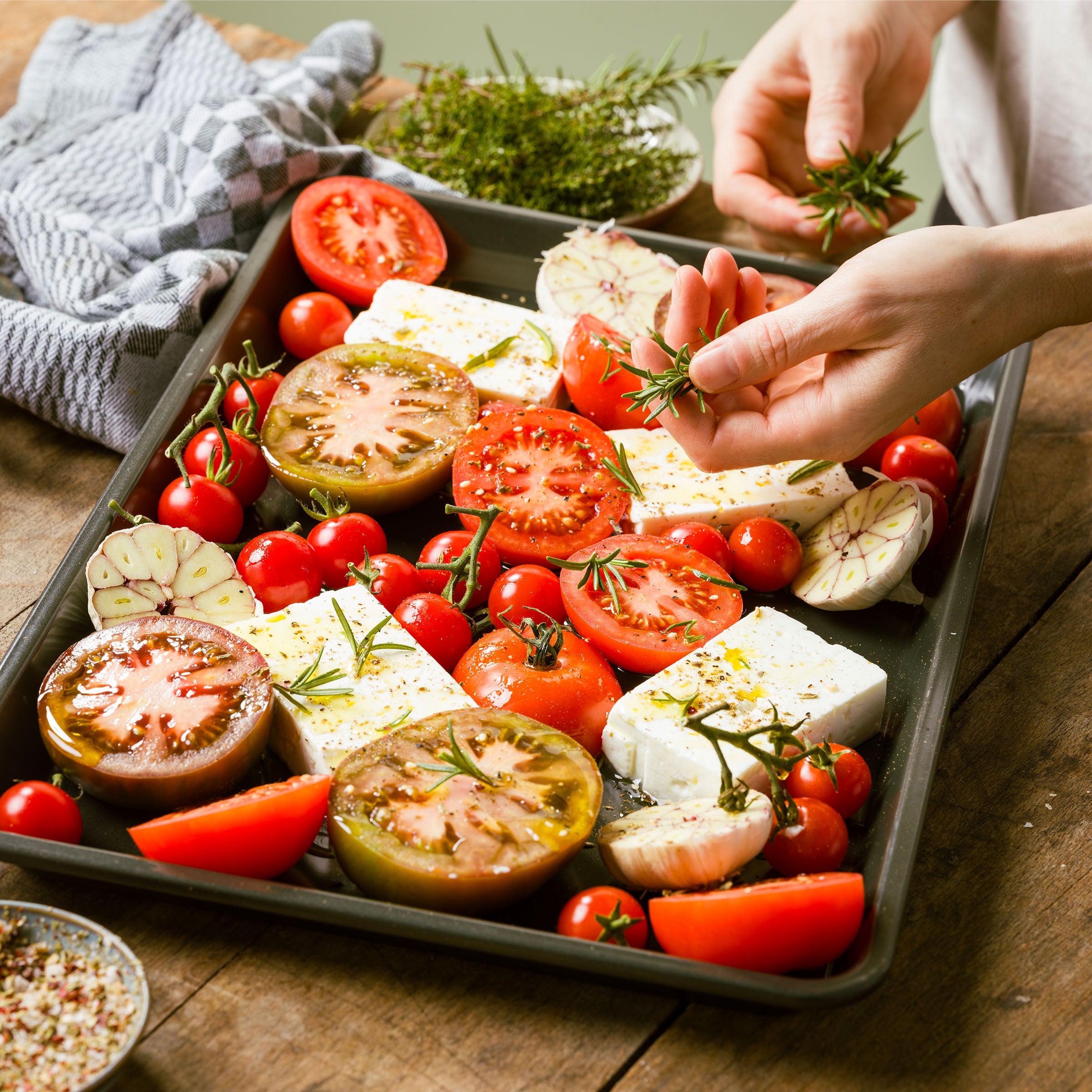 Plaque de cuisson pour aliments quotidiens 40x28cm