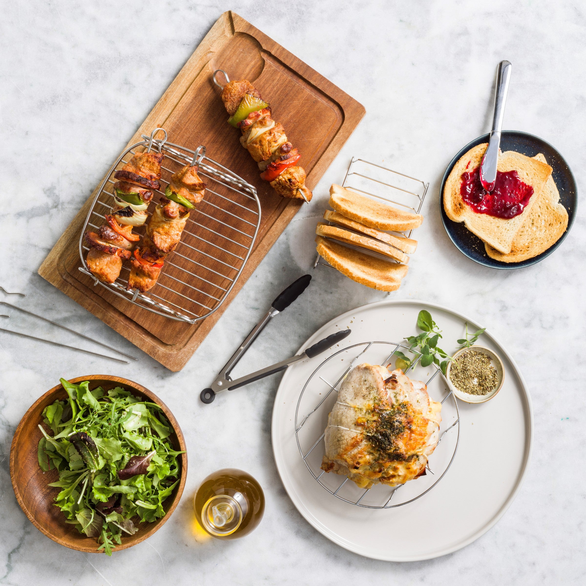 GreenPan Air Fryer Accessories 4-delige grillset