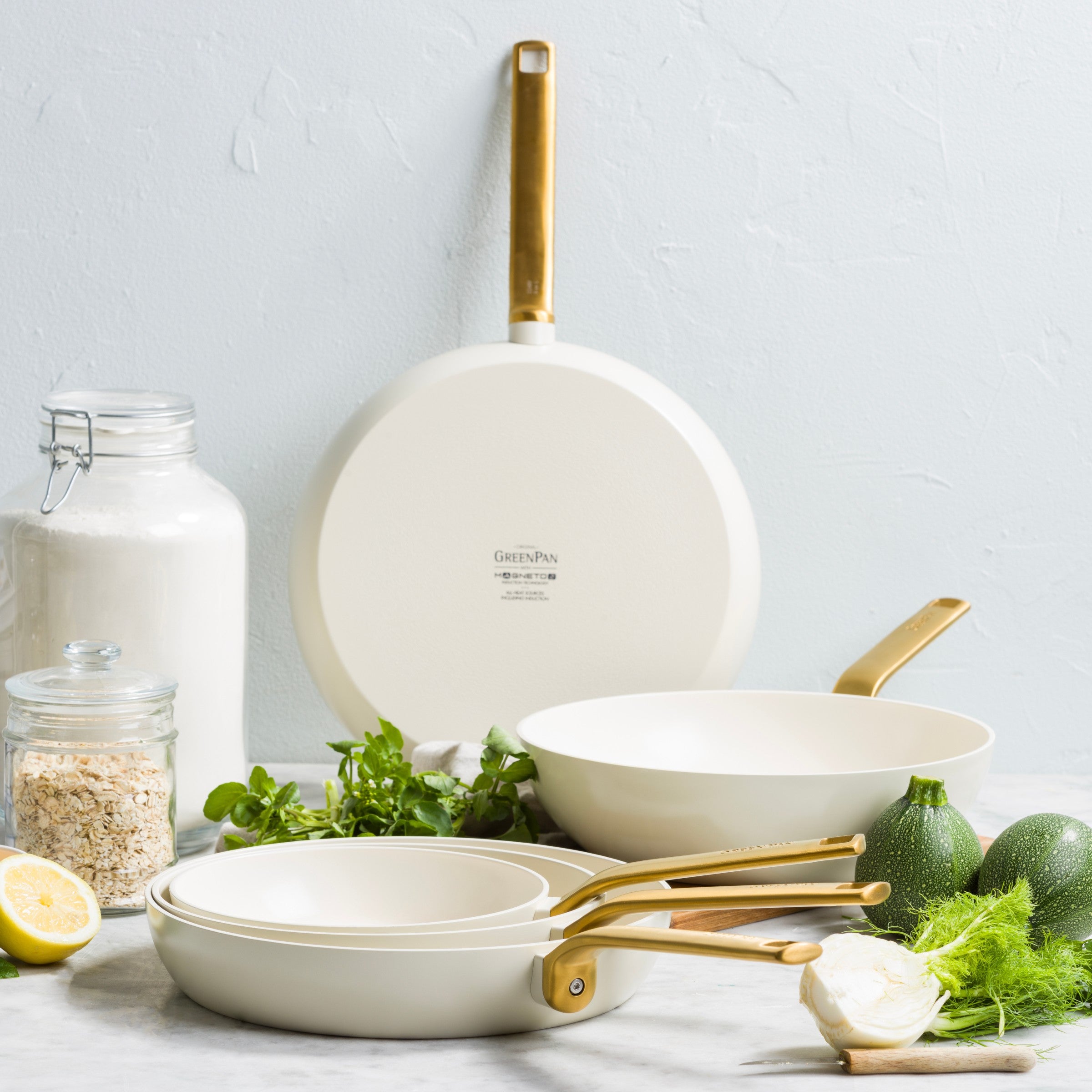 Evolution braadpan 28cm – Creme Wit