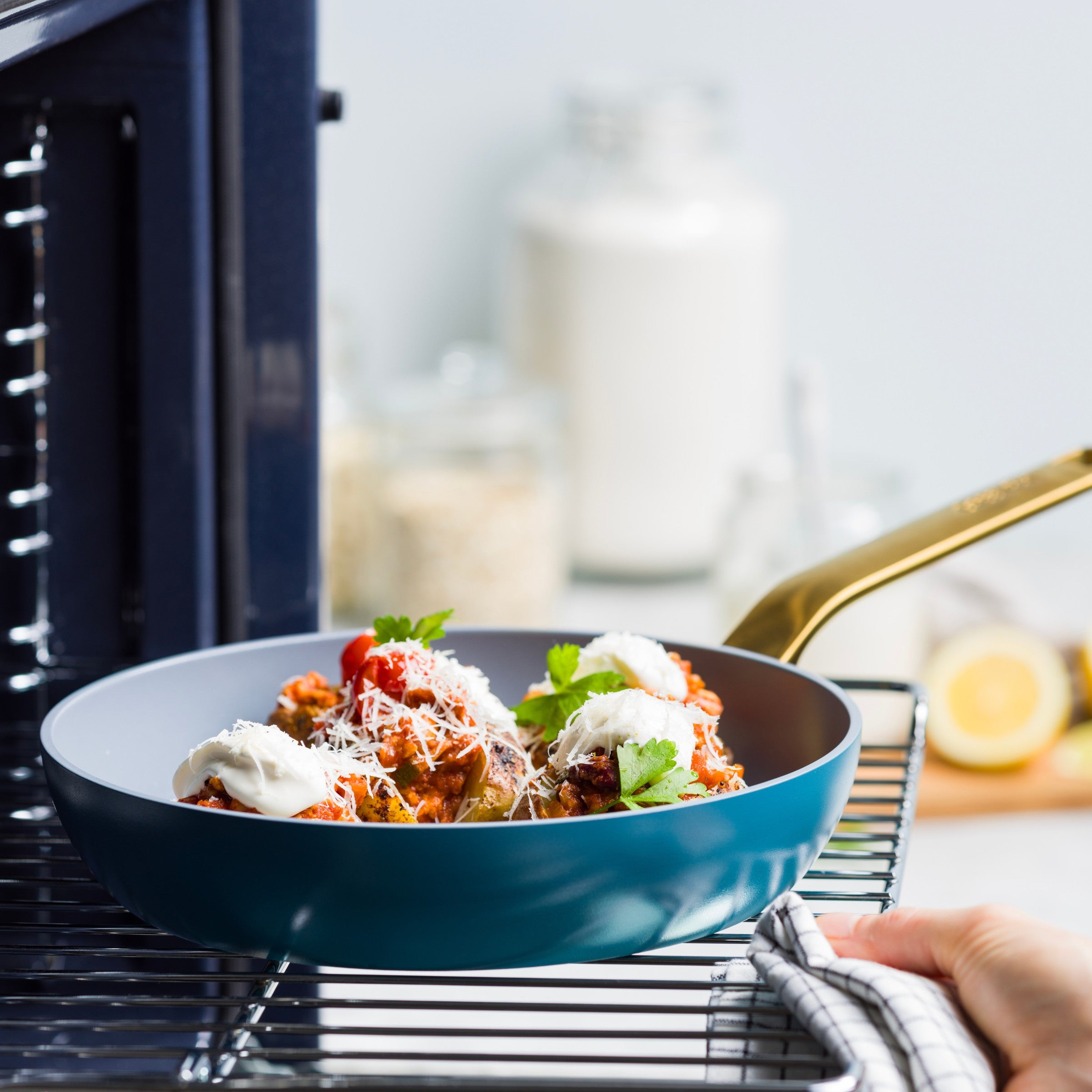 Evolution braadpan 24cm – Blauw