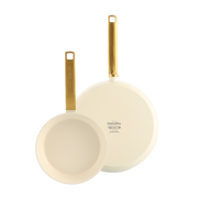 Set de poêles Evolution Cream en 2 pièces (20 + 28 cm)
